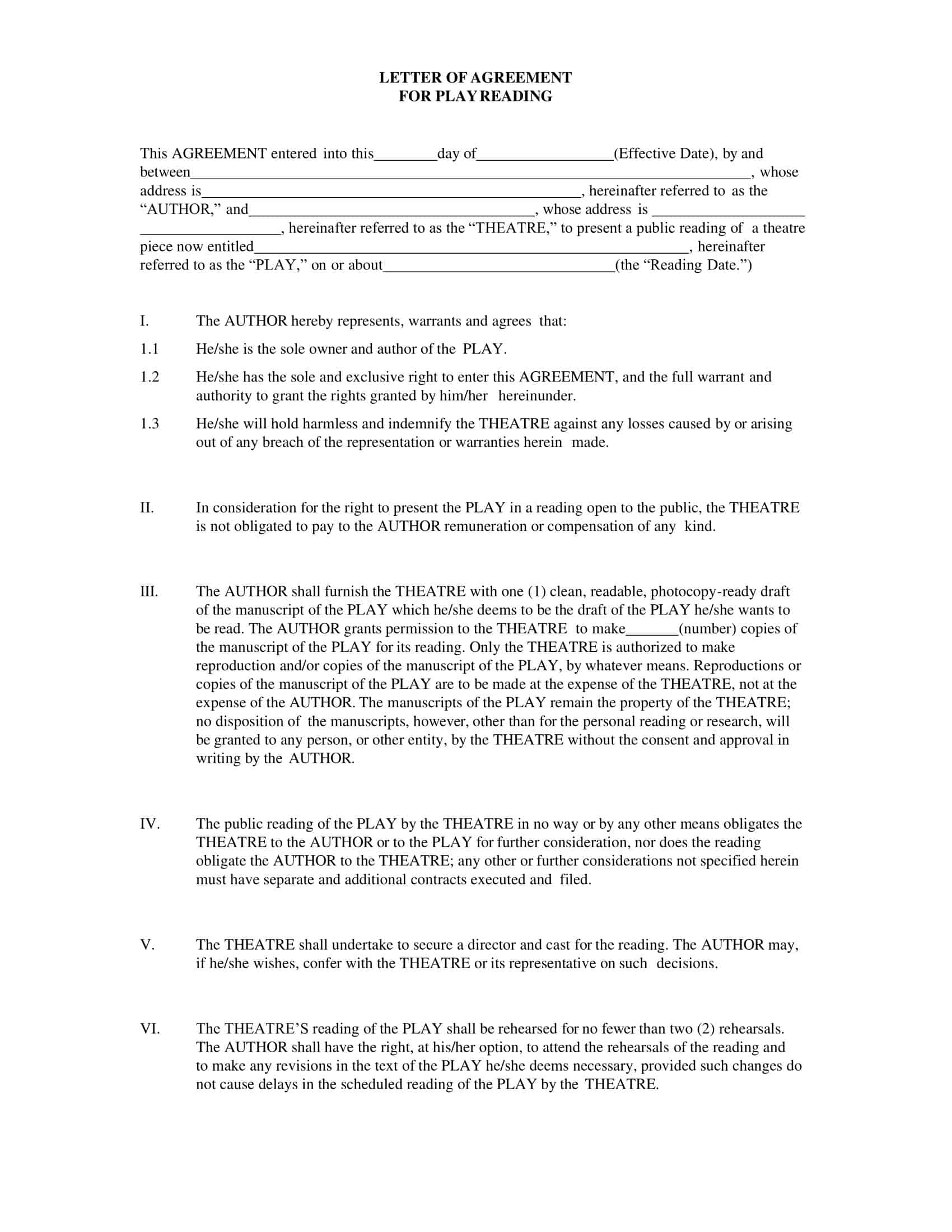 letter of agreement template australia letter of agreement template australia