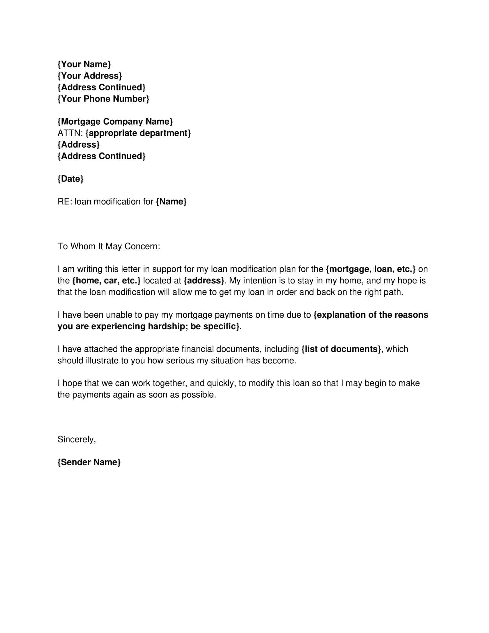 letter of financial hardship letter of financial hardship