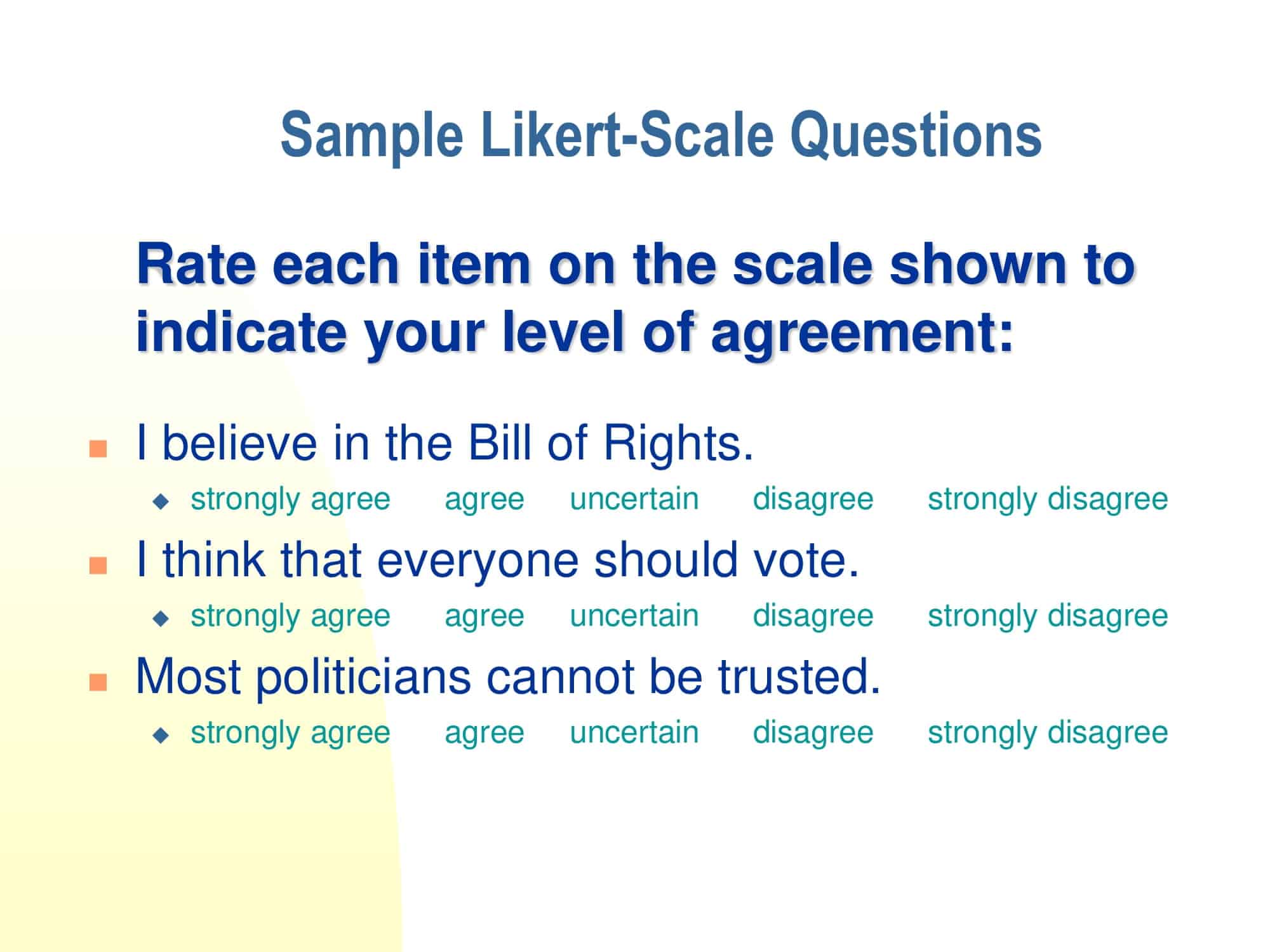likert scale questionnaire likert scale questionnaire