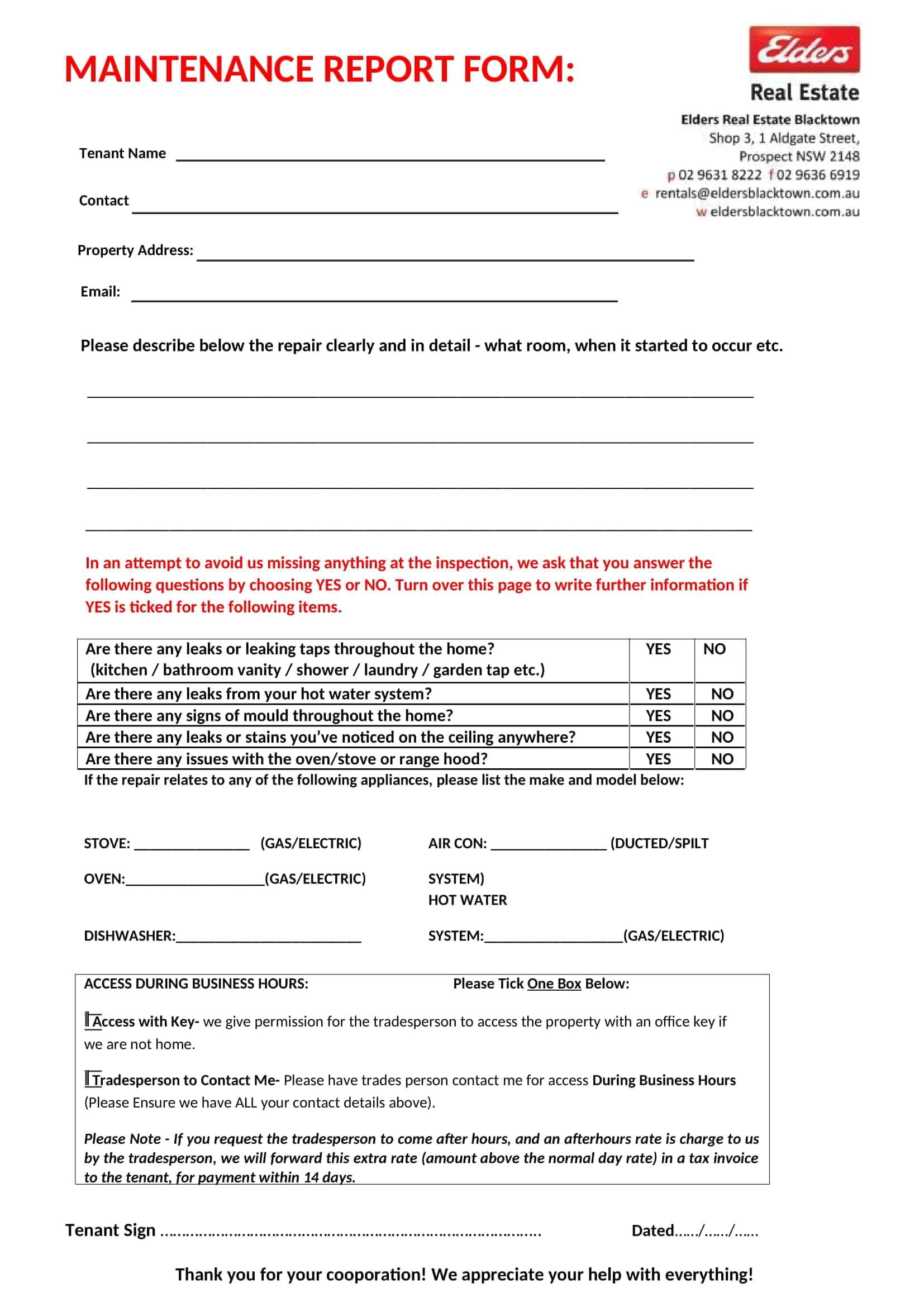 Does Maintenance Report Pets In Apartments Free Printable Maintenance Report Templates [Excel, PDF, Word] Monthly