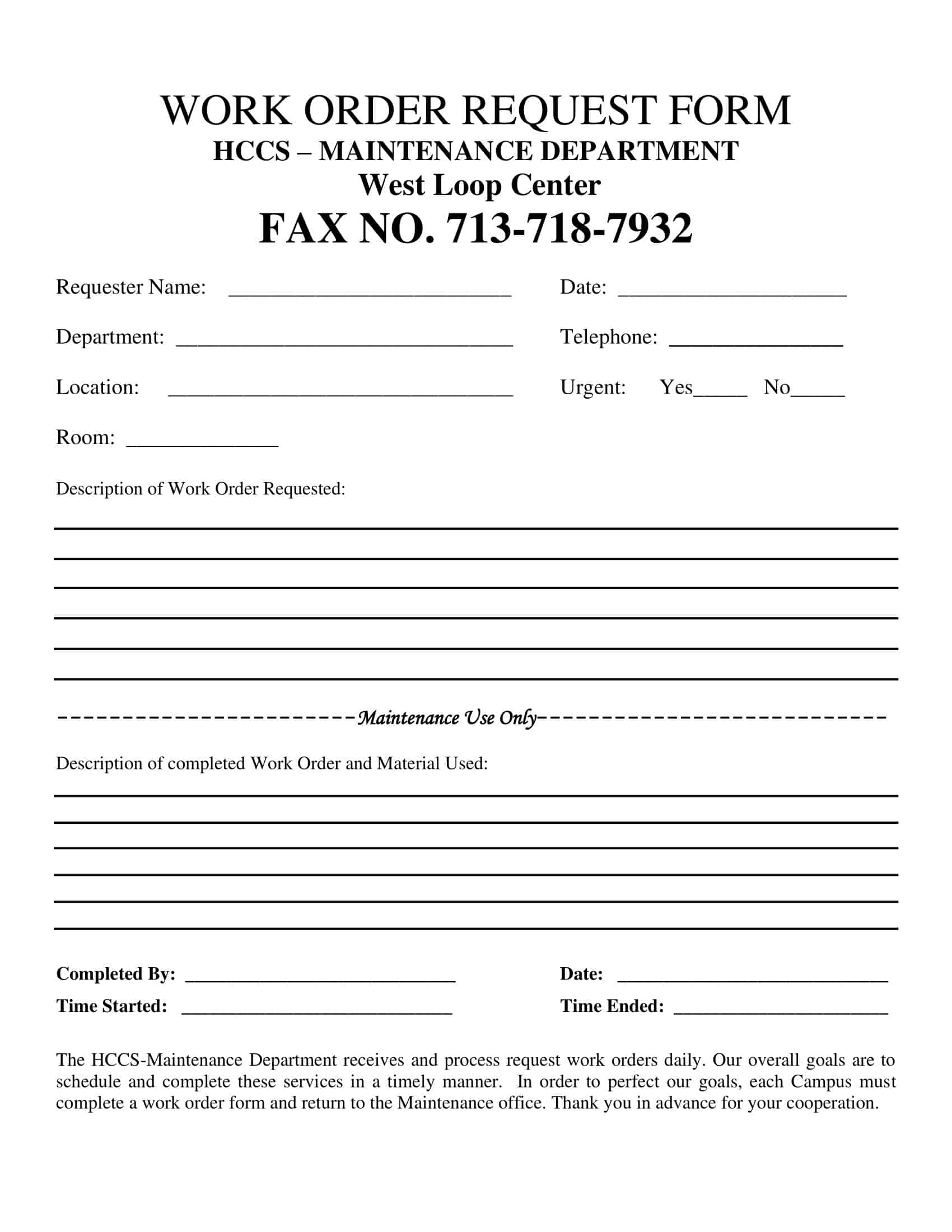 maintenance request form tenant maintenance request form tenant