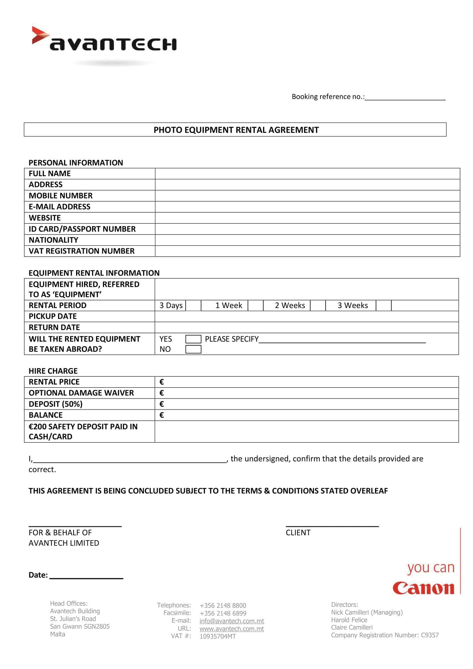 master equipment lease agreement master equipment lease agreement