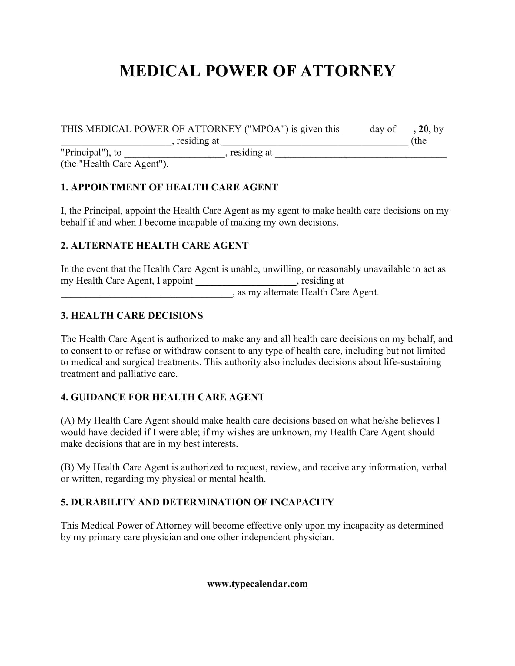 medical power of attorney medical power of attorney