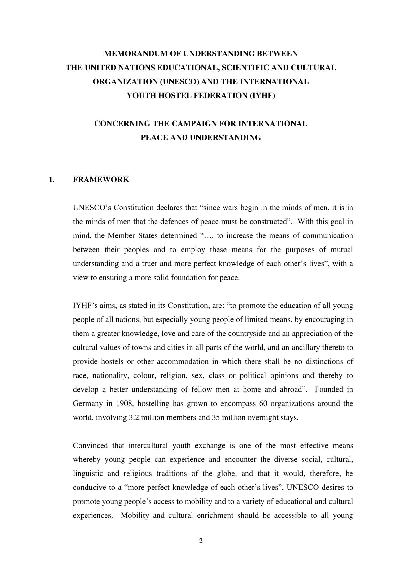 memorandum of understanding between two parties memorandum of understanding between two parties