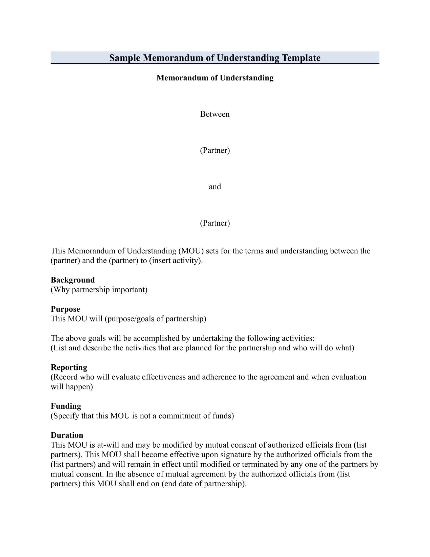 memorandum of understanding legally binding doc memorandum of understanding legally binding doc