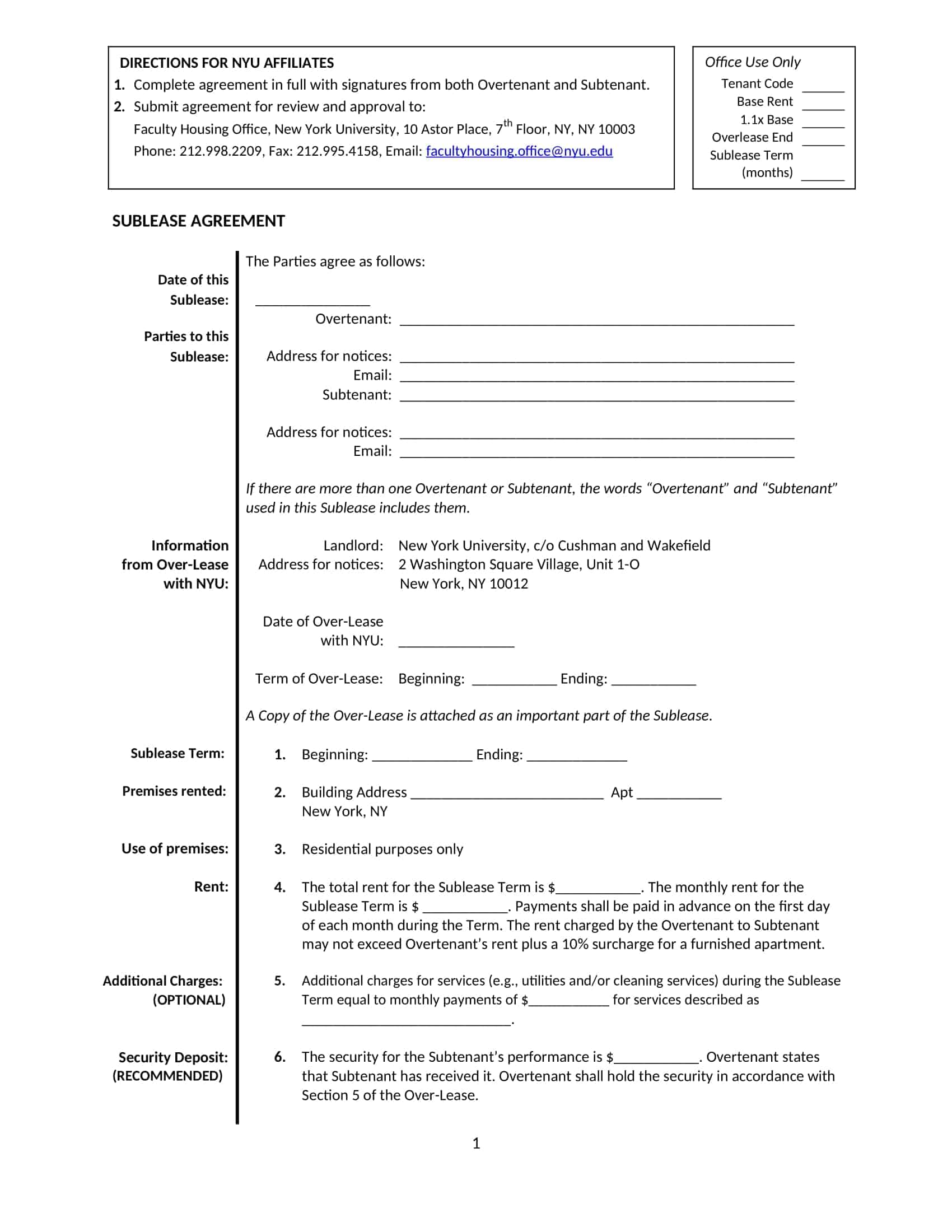 minnesota sublease agreement minnesota sublease agreement