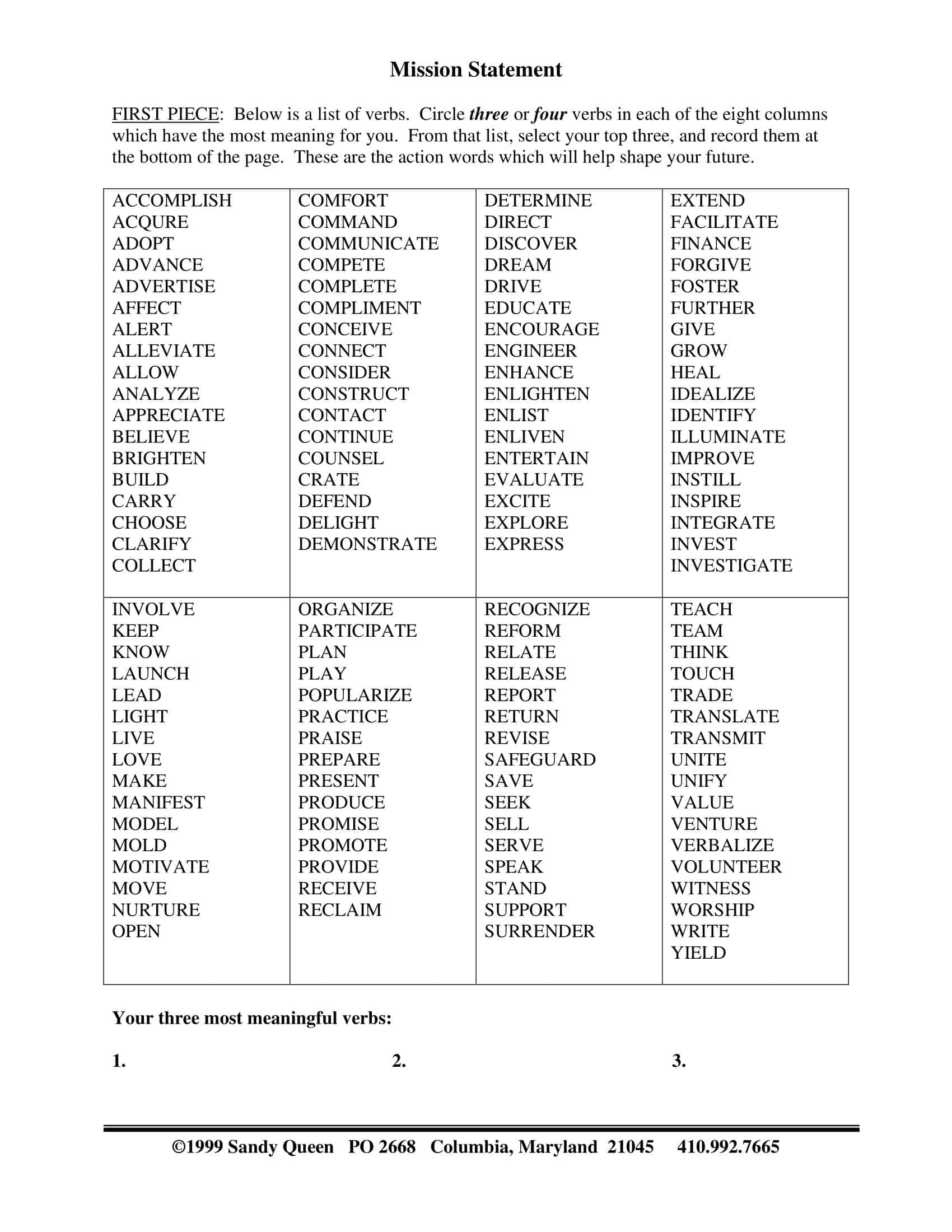 mission statement definition mission statement definition