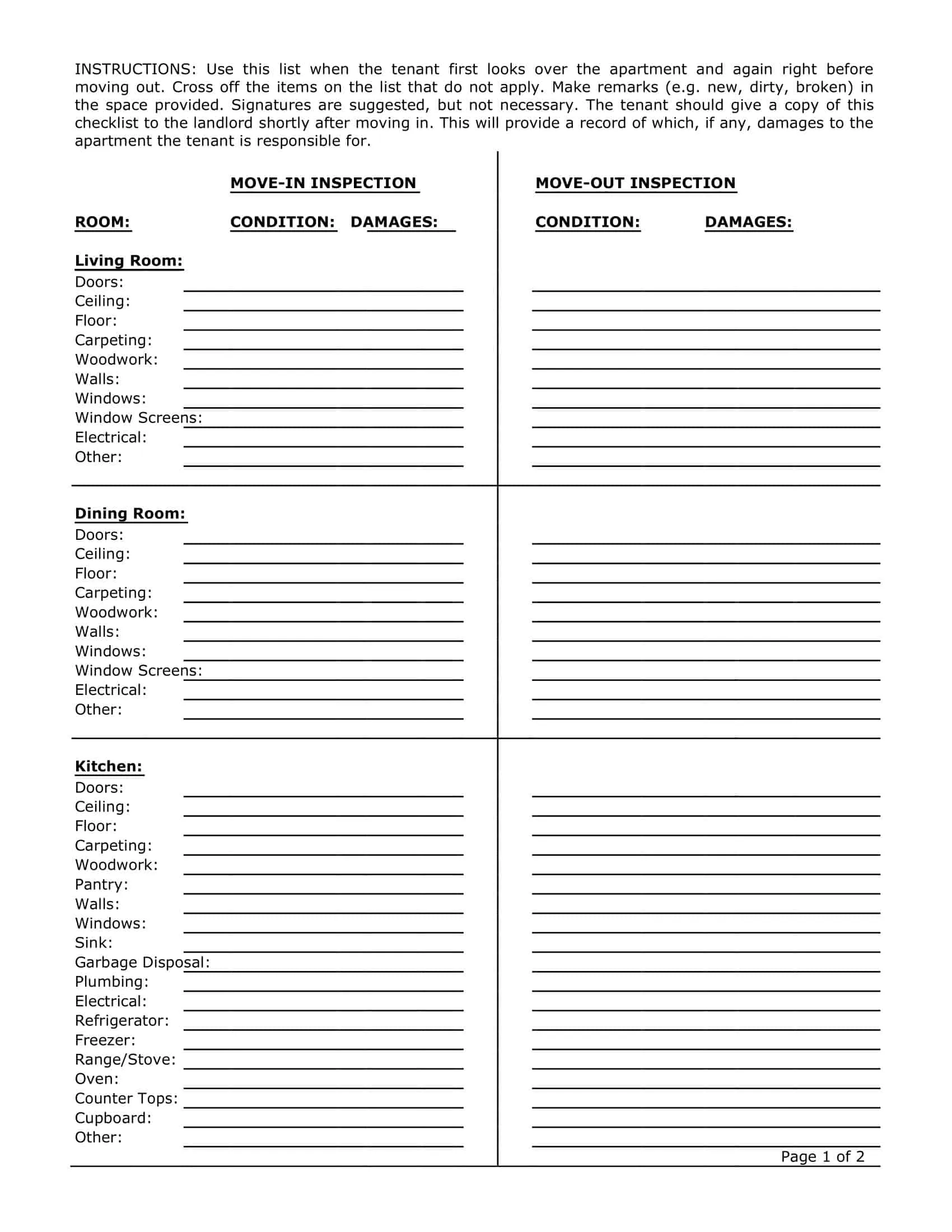 move out checklist for tenants move out checklist for tenants