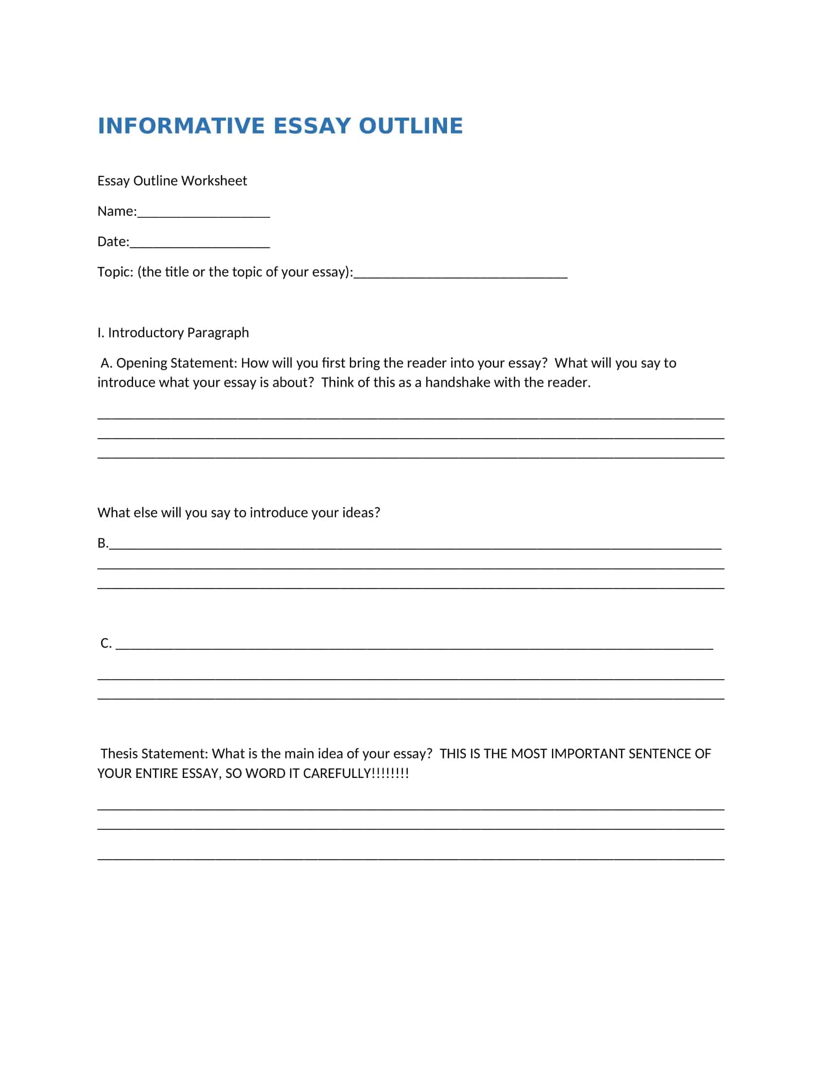 narrative essay outline narrative essay outline