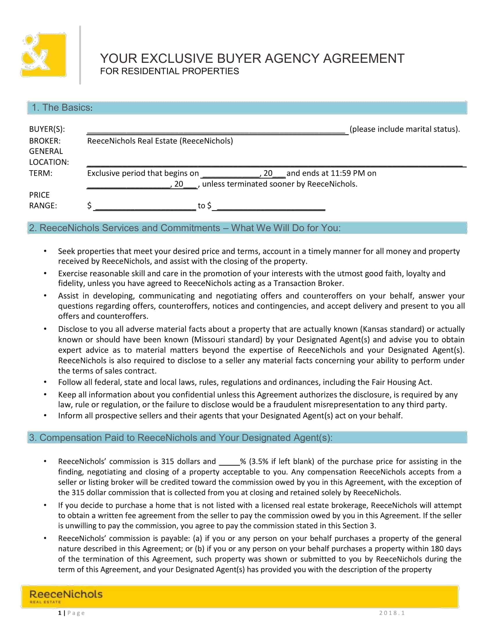 nc buyer agency agreement nc buyer agency agreement