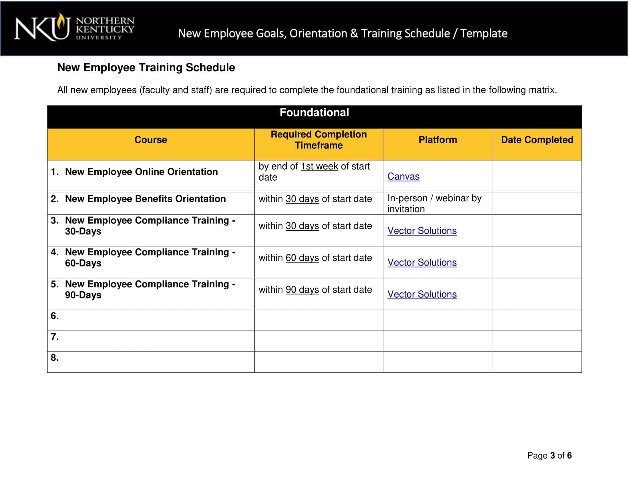 Free Printable Employee Training Plan Templates [Excel, PDF & Word]