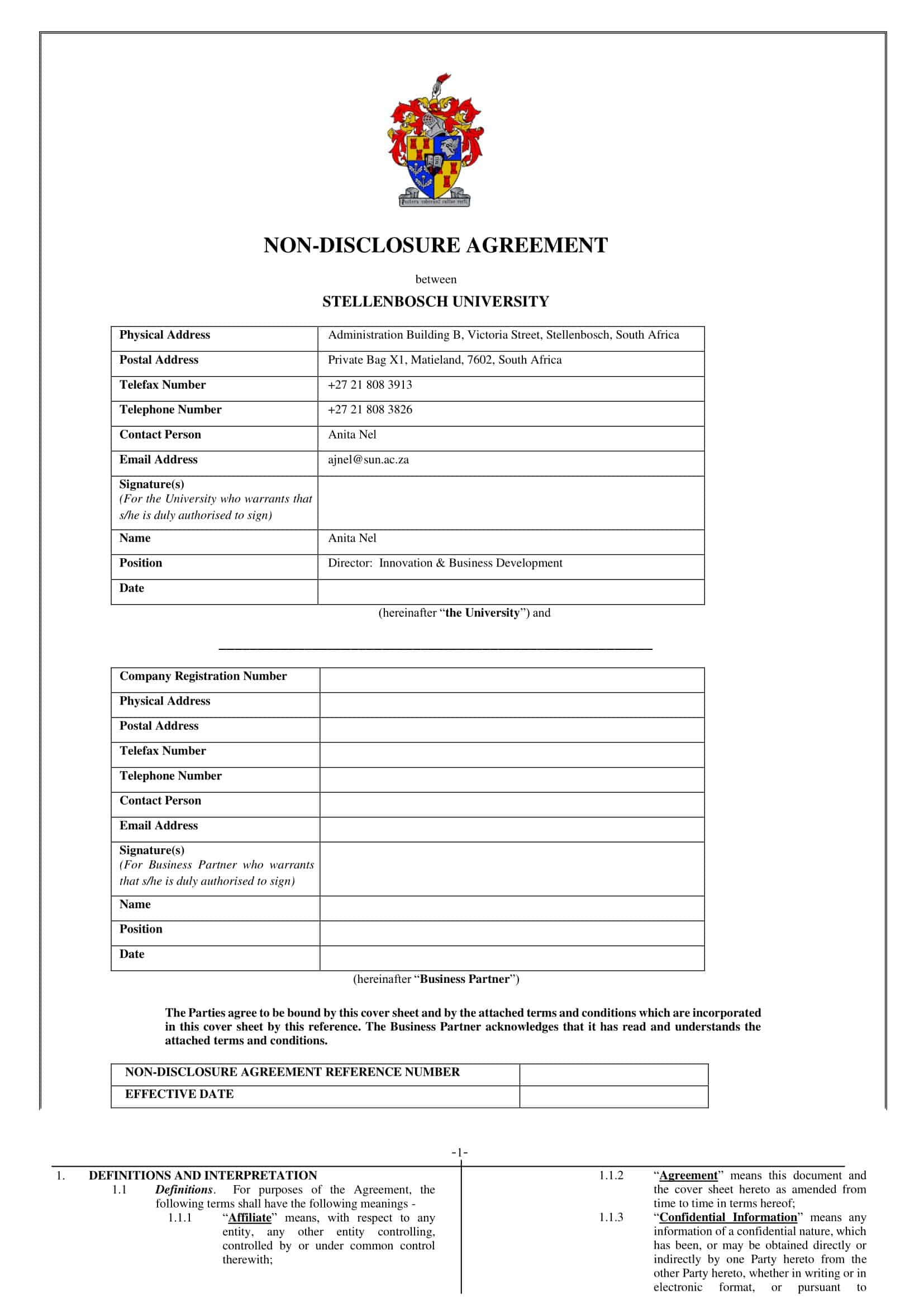 non disclosure non compete agreement non disclosure non compete agreement