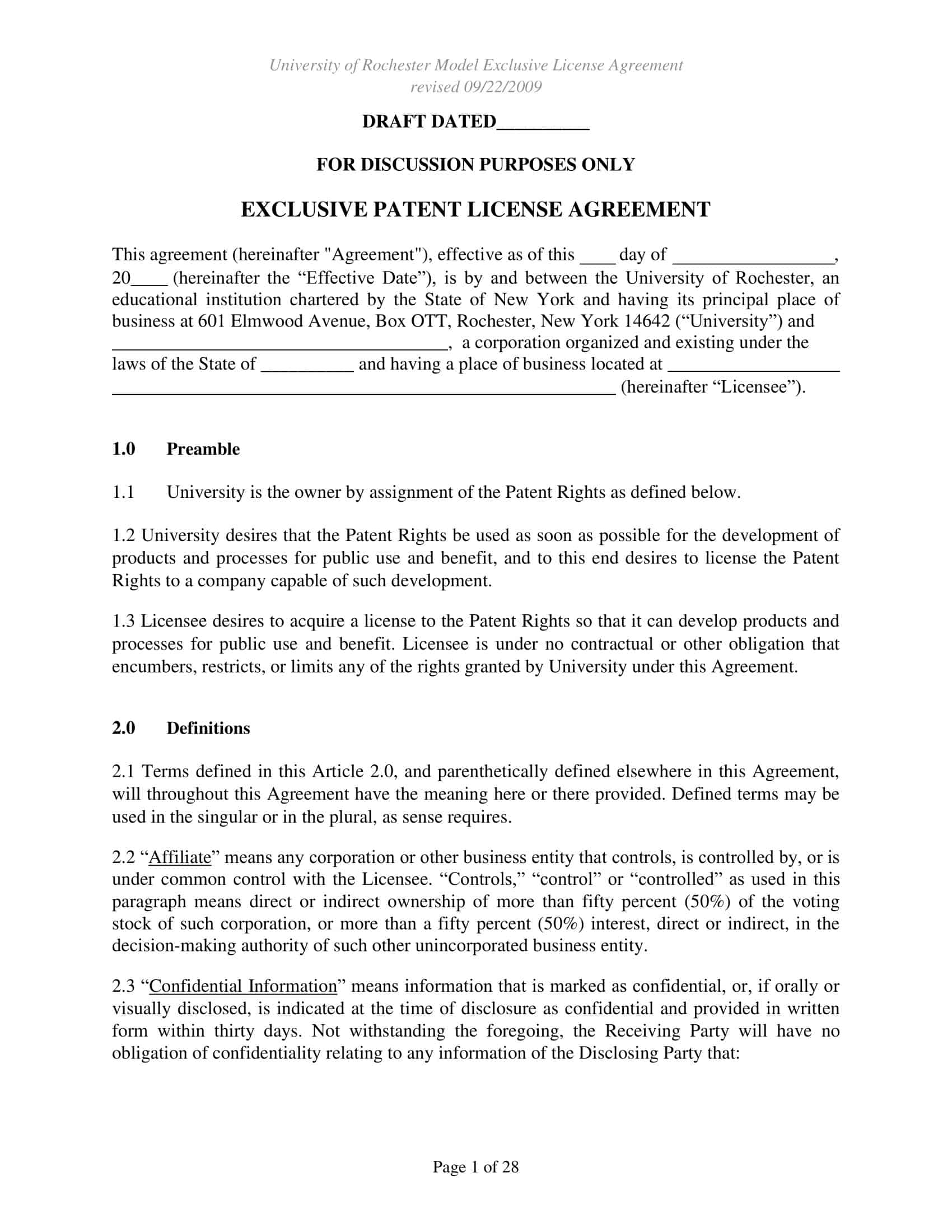 non-exclusive software license agreement non-exclusive software license agreement