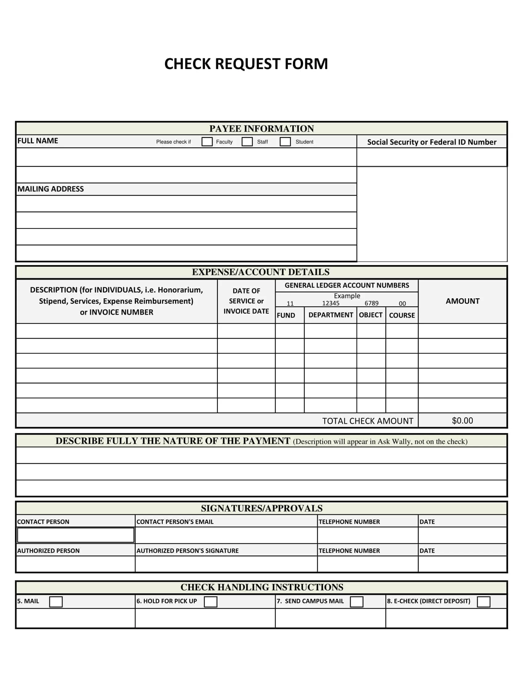 non profit check request form non profit check request form