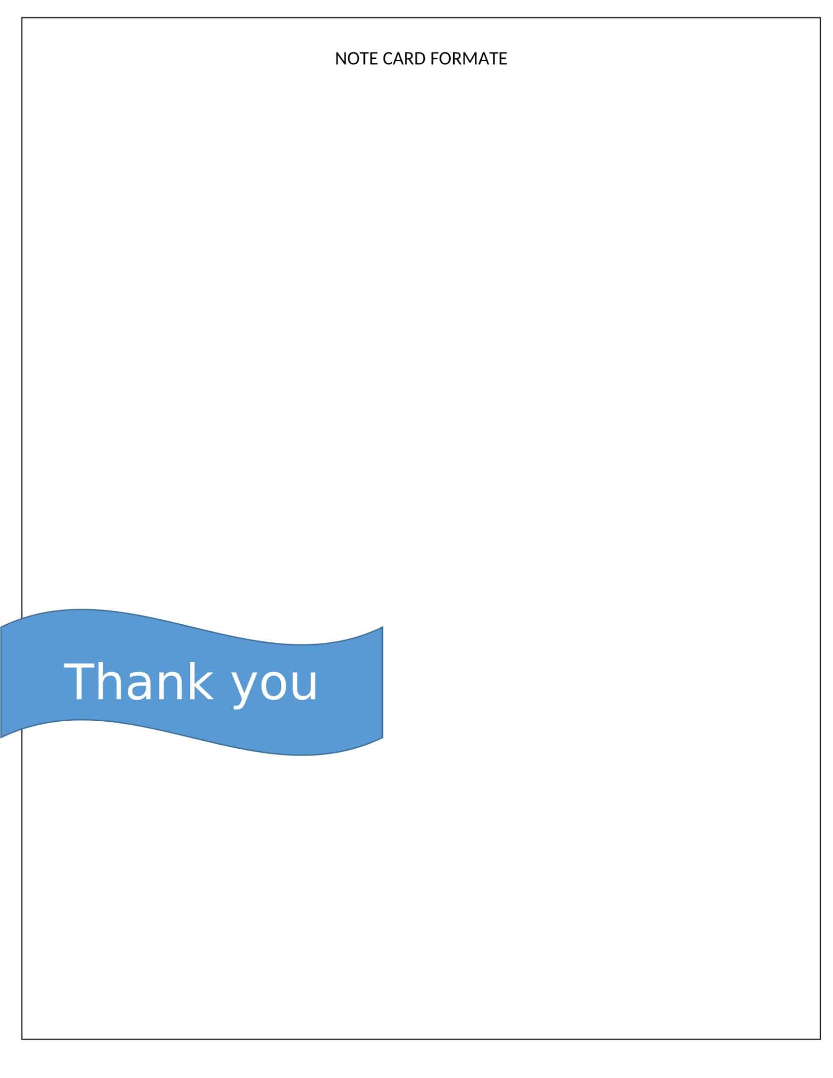 42+ Free Printable Note Card Templates [Word, PDF]