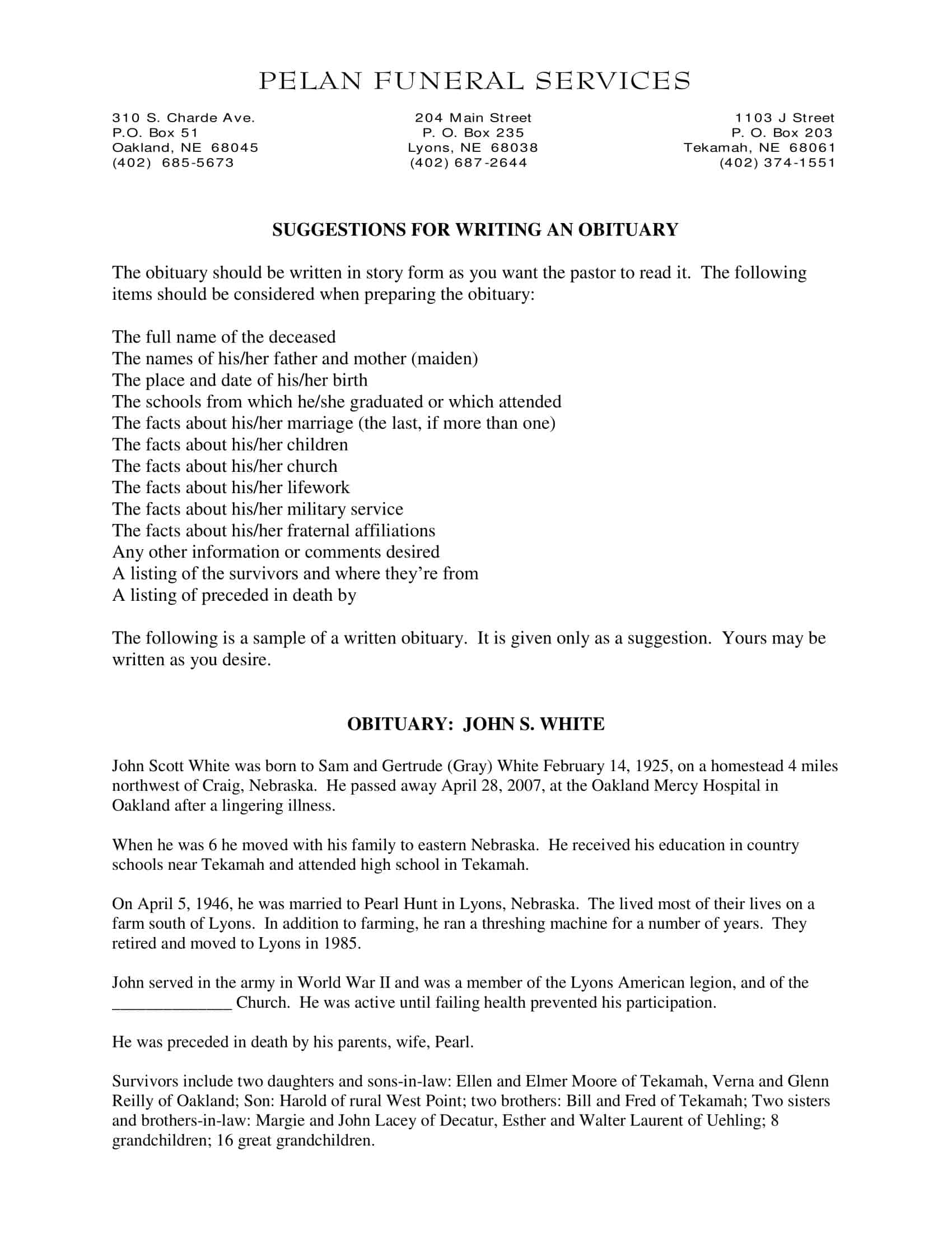 Gazette Obits: More Than Just Death Notices - hdul4lm