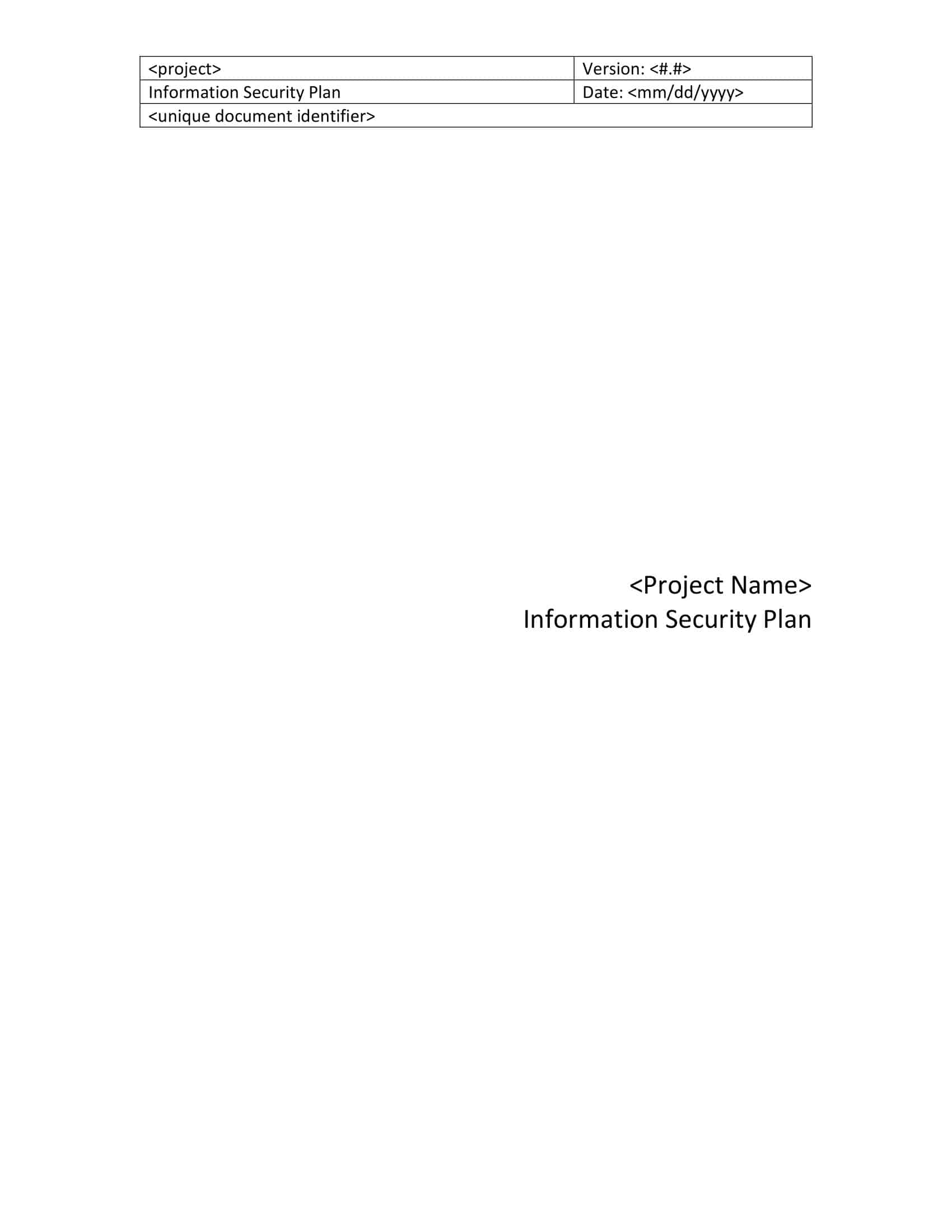 organizational security policy template organizational security policy template