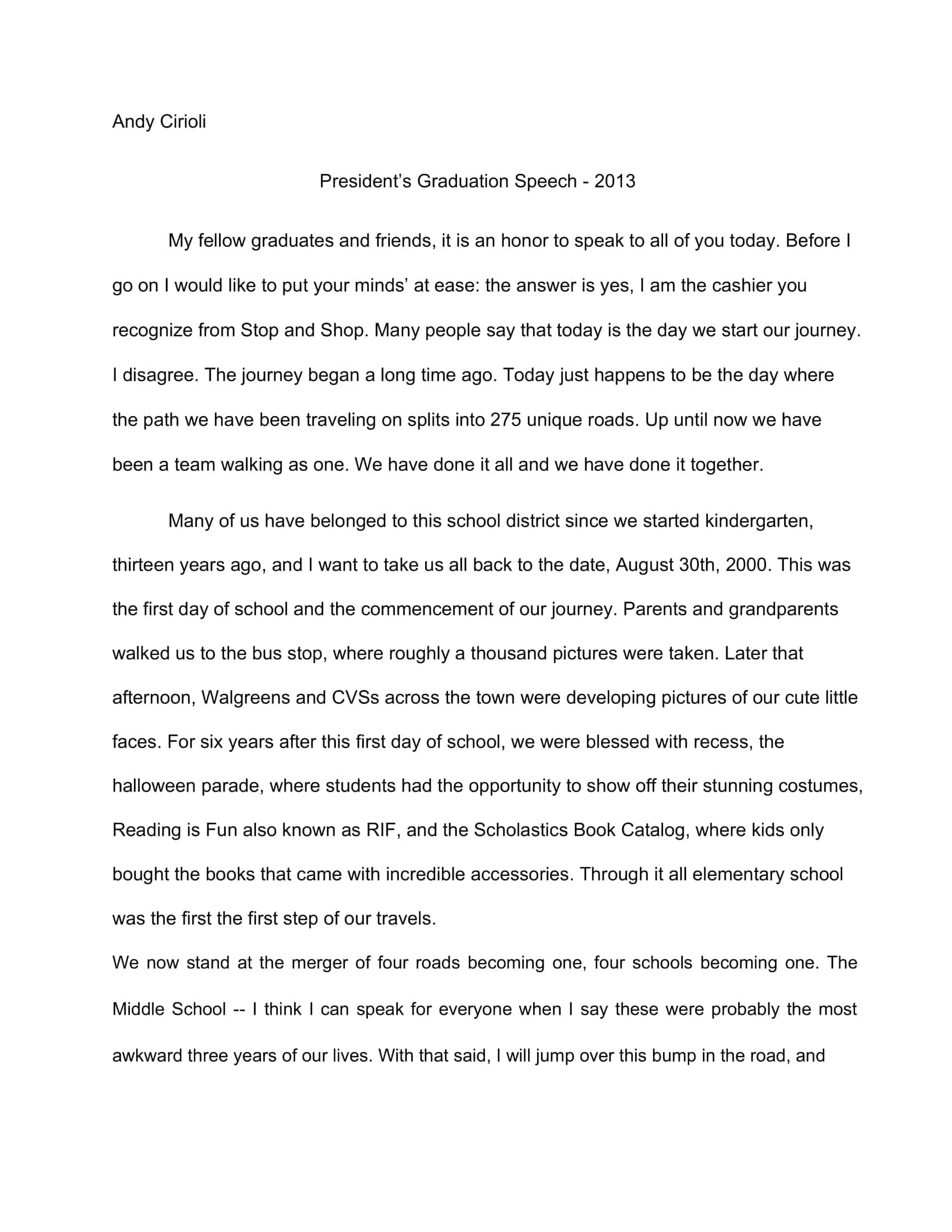 outline for graduation speech outline for graduation speech