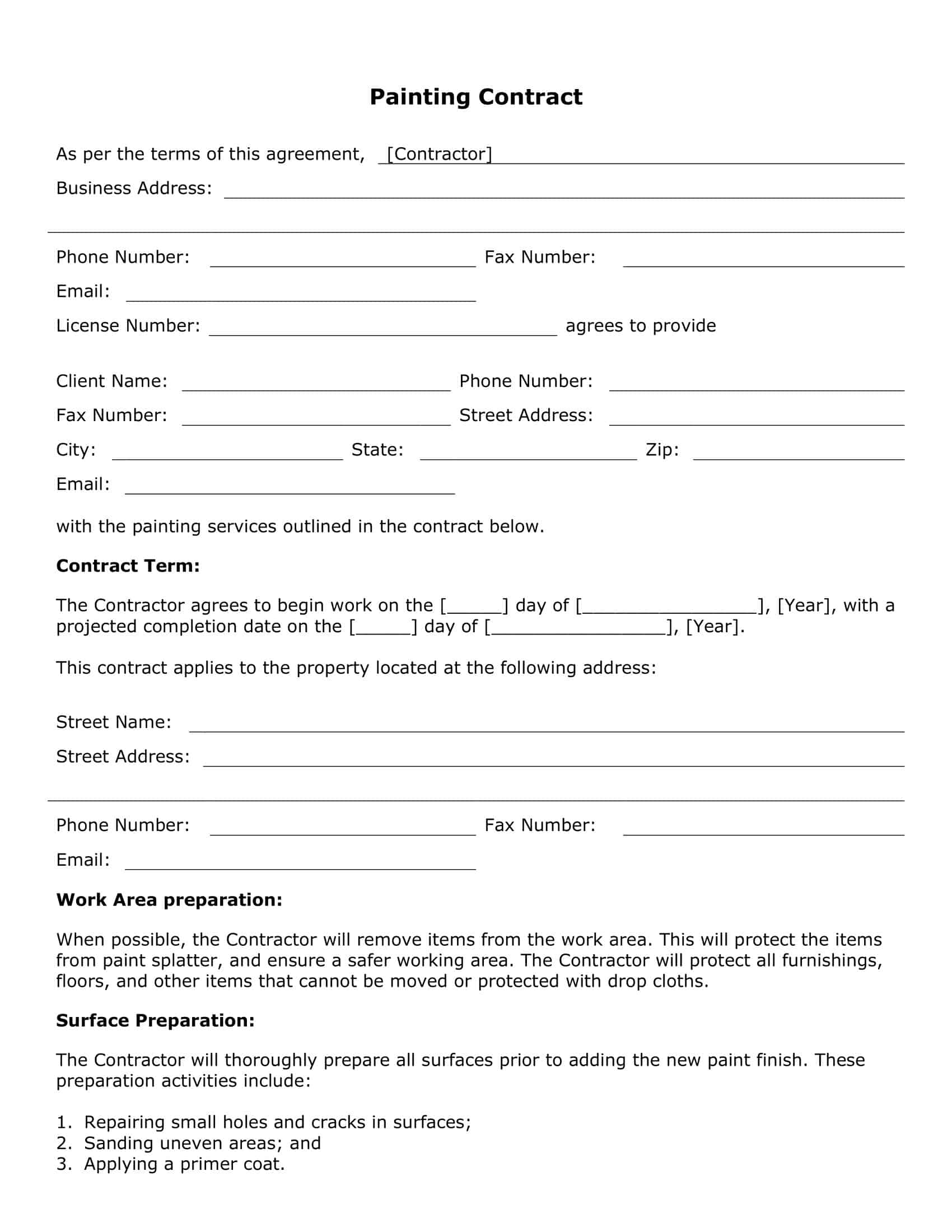 Publicist Contract Template Prntbl concejomunicipaldechinu gov co