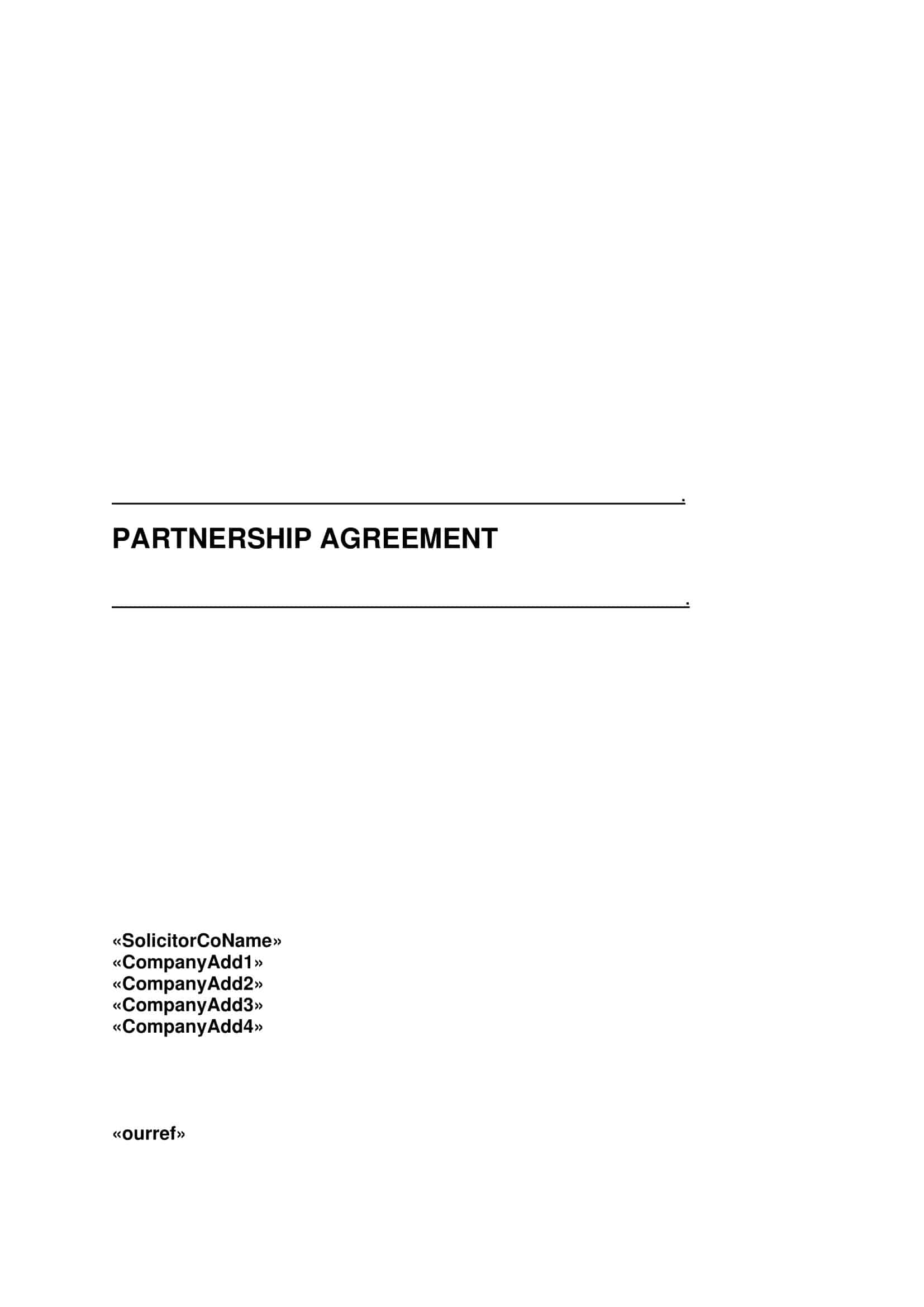 partnership agreement sample pdf partnership agreement sample pdf