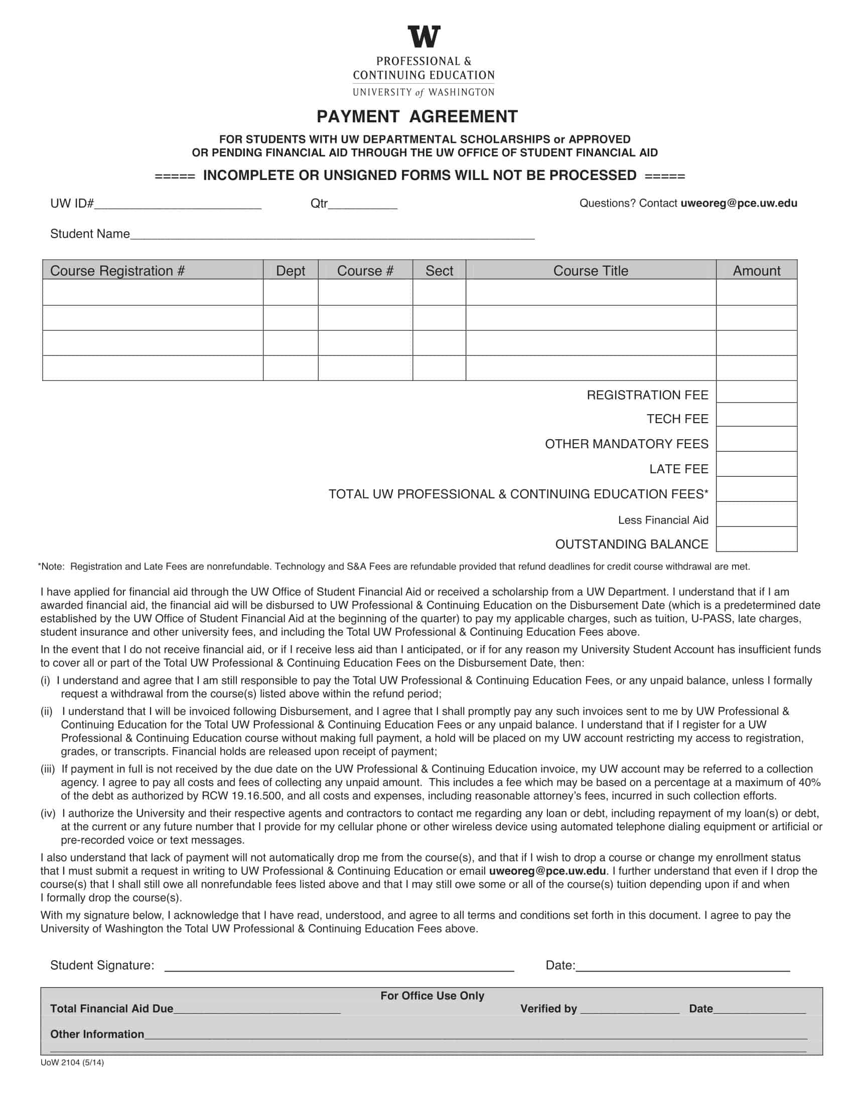 payment agreement between two parties for money payment agreement between two parties for money