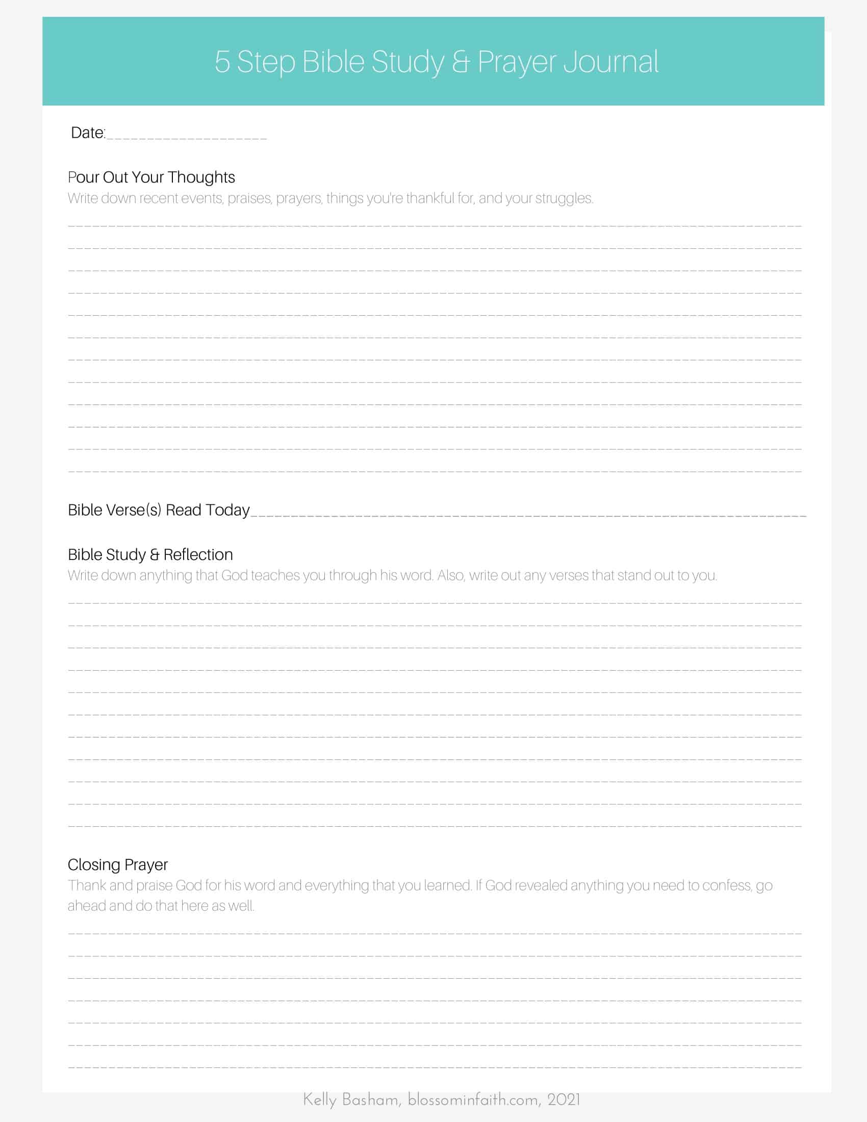 Free Printable Prayer Journal Templates PDF Word Excel For Kids Free Printable Prayer Journal Templates PDF Word Excel For Kids