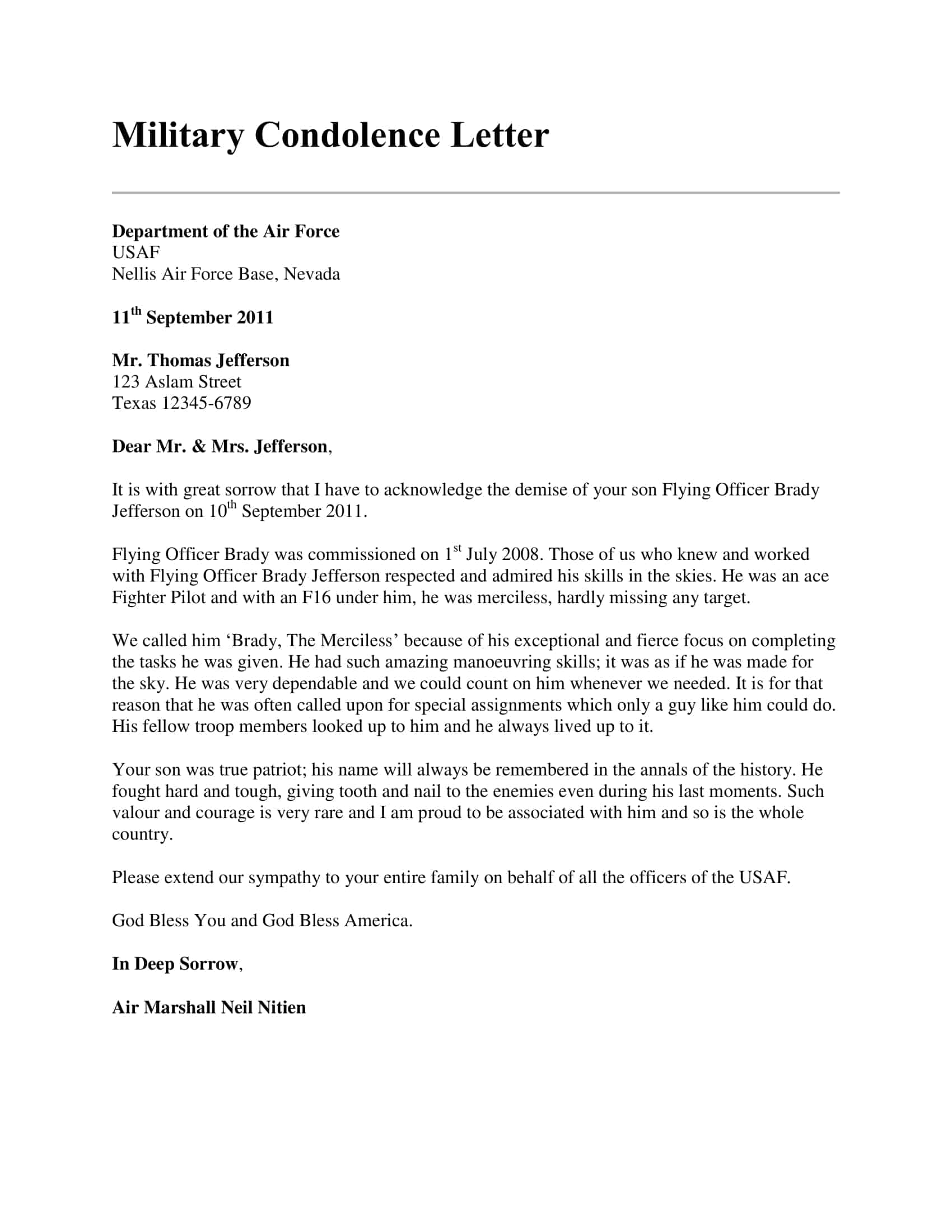 printable Sympathy letter printable Sympathy letter