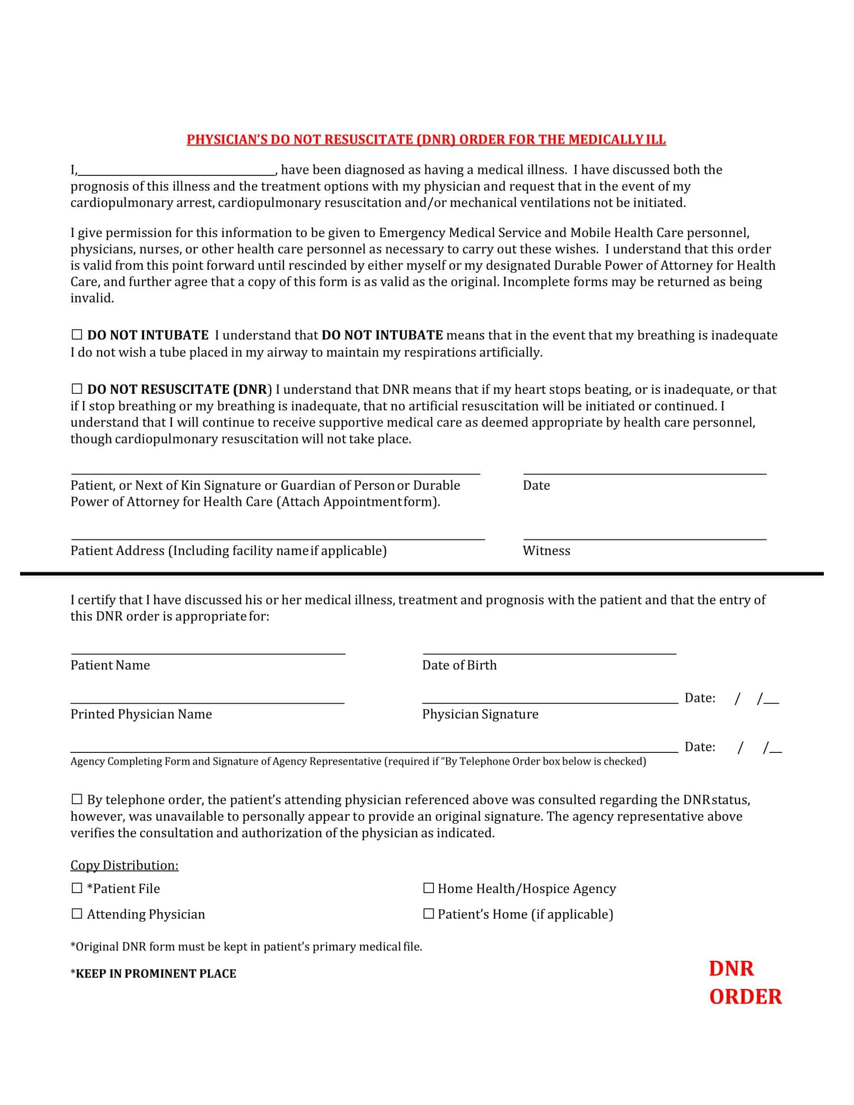 Get Your Free DNR Form Printable Simple Printables For Everyone Get Your Free DNR Form Printable Simple Printables For Everyone