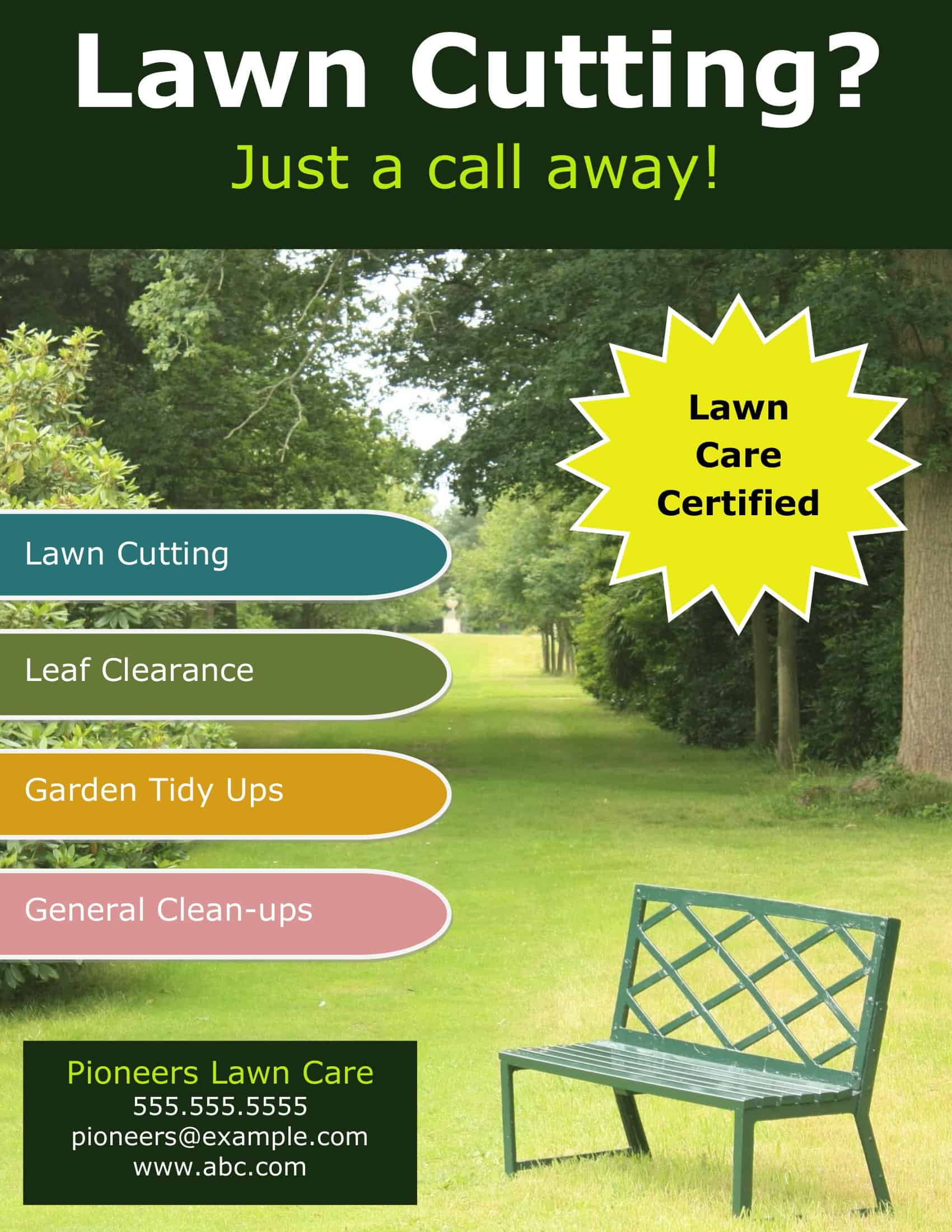 printable free lawn care flyer templates word printable free lawn care flyer templates word