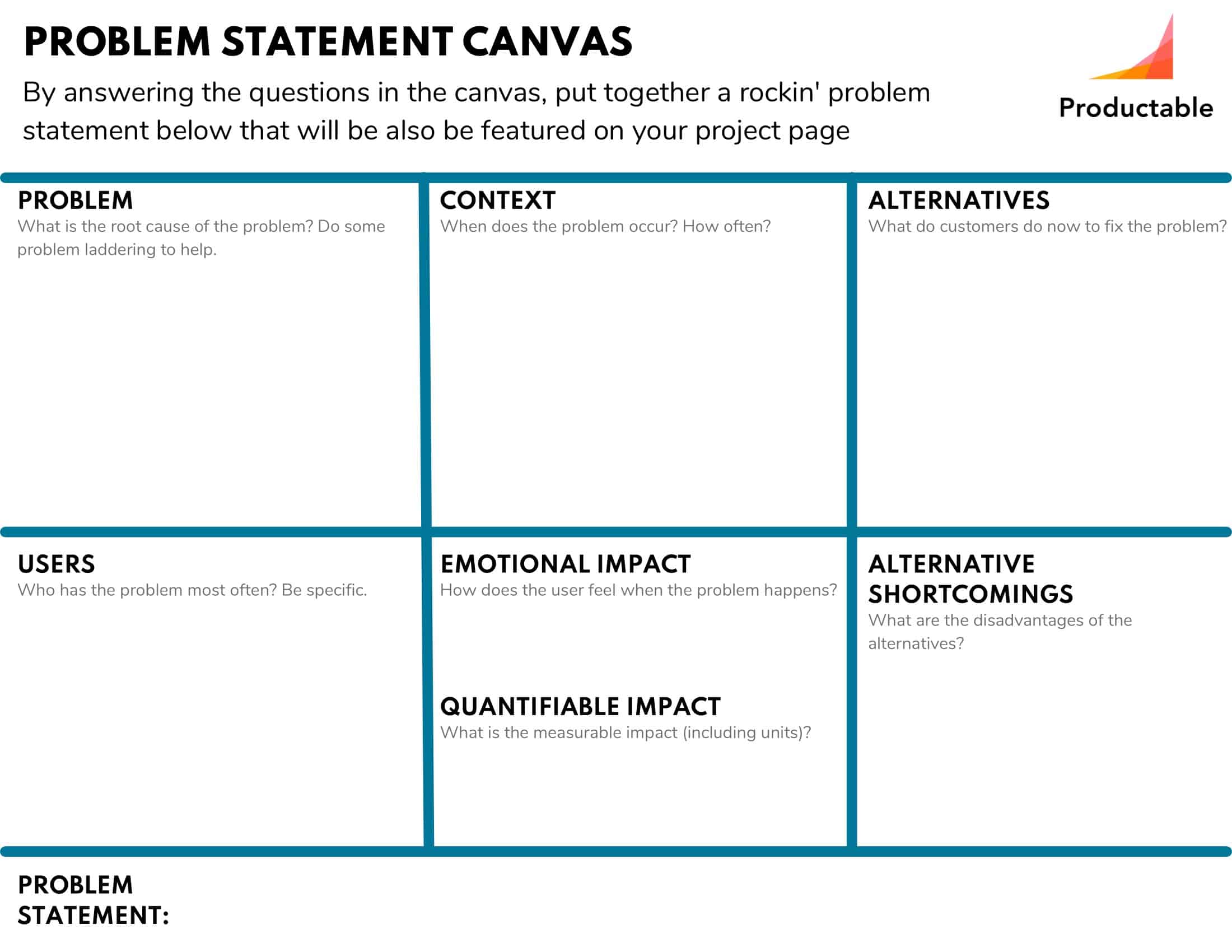 Free Printable Problem Statement Templates [PPT, Excel] Project, Business