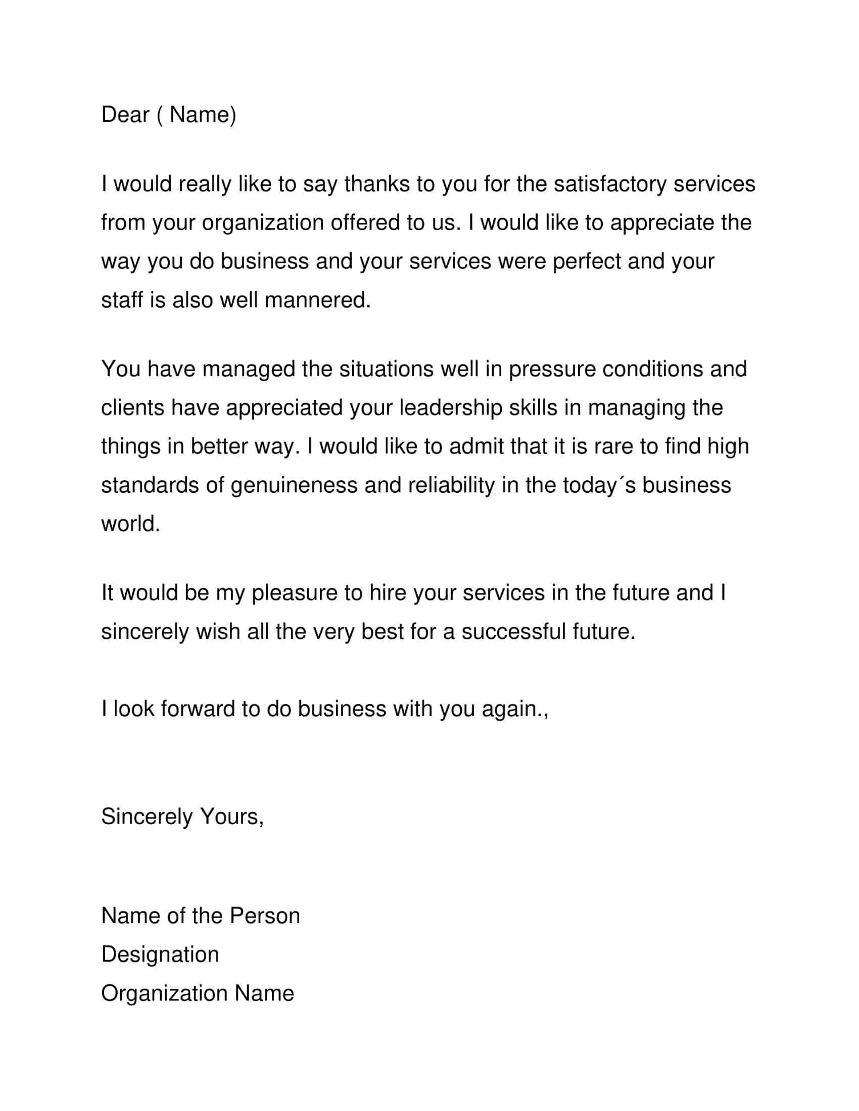 professional recognition letter professional recognition letter