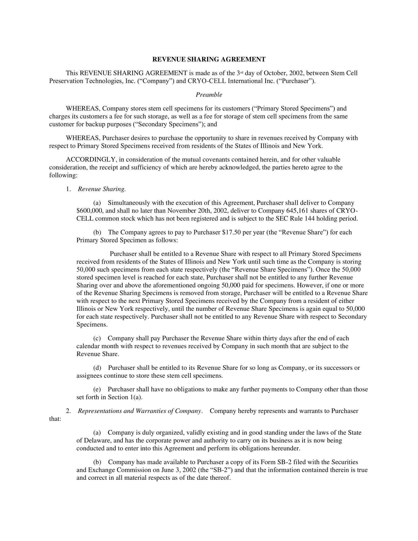 profit sharing agreement form profit sharing agreement form