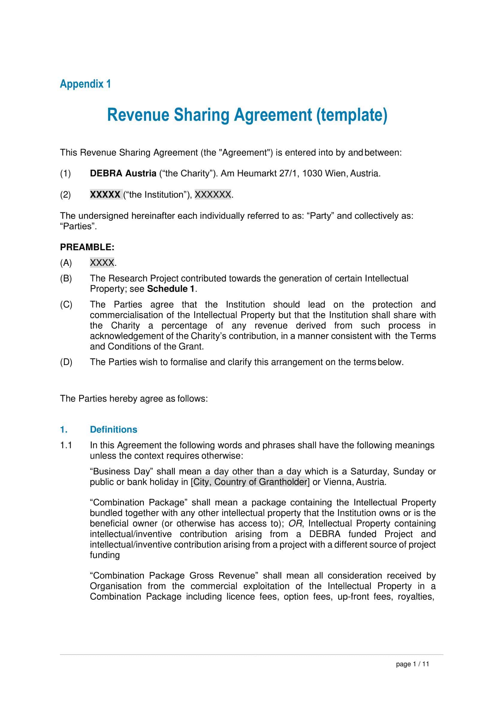 profit sharing agreement pdf profit sharing agreement pdf