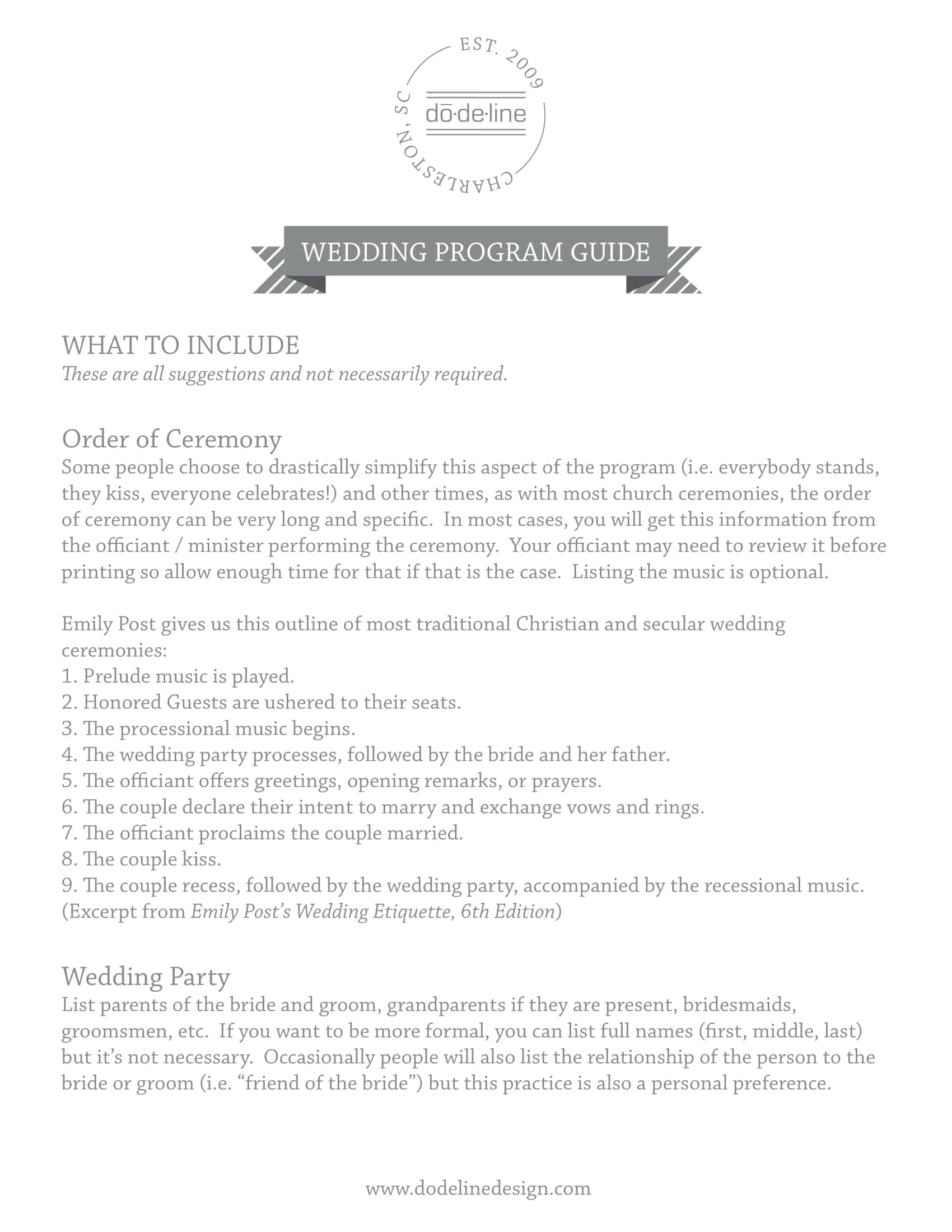 programs for wedding ceremony programs for wedding ceremony