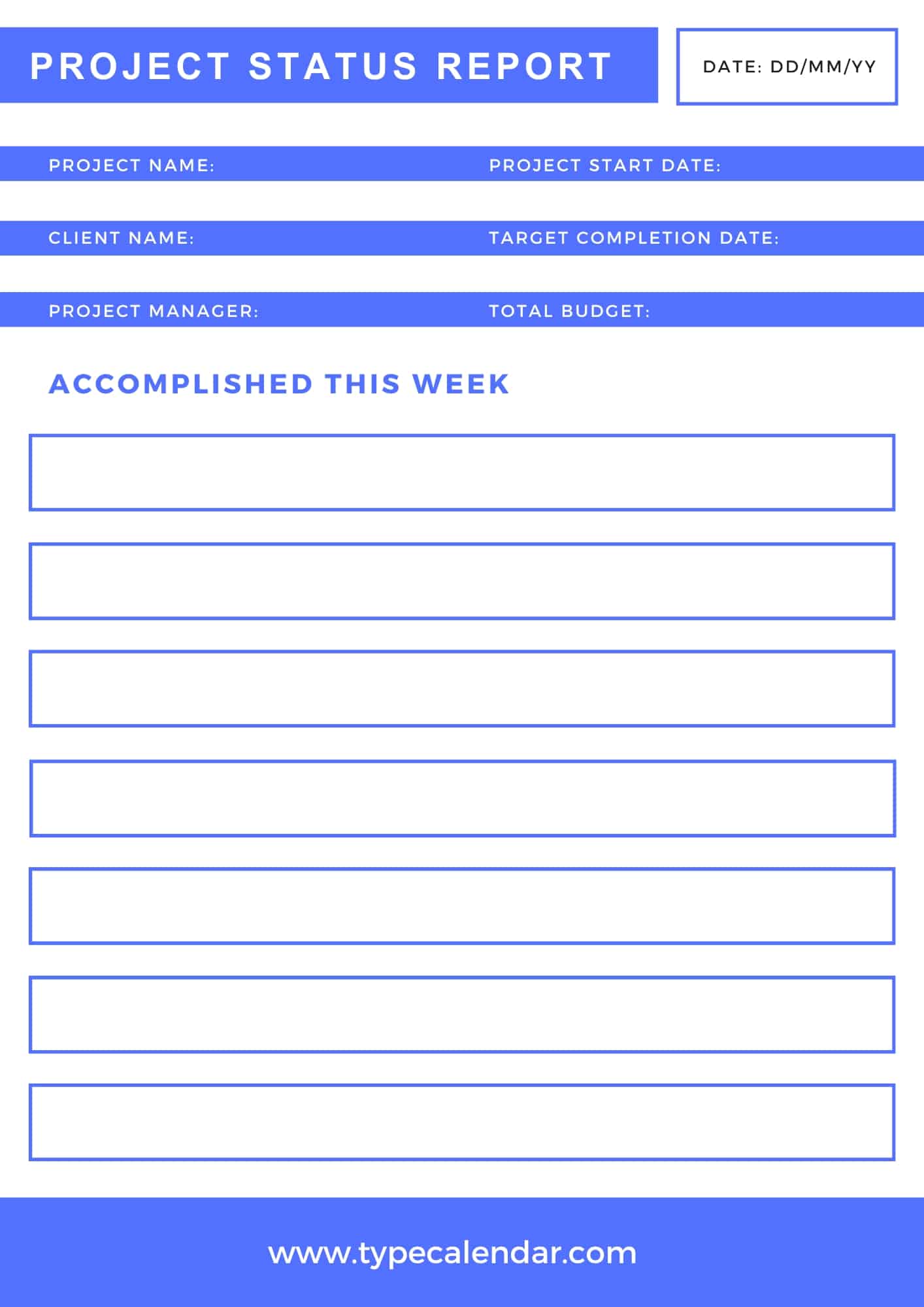 project status report example project status report example