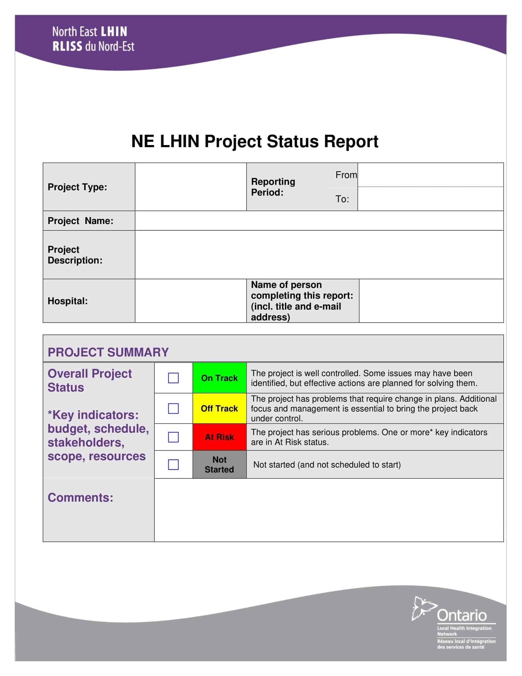 project status report powerpoint template project status report powerpoint template