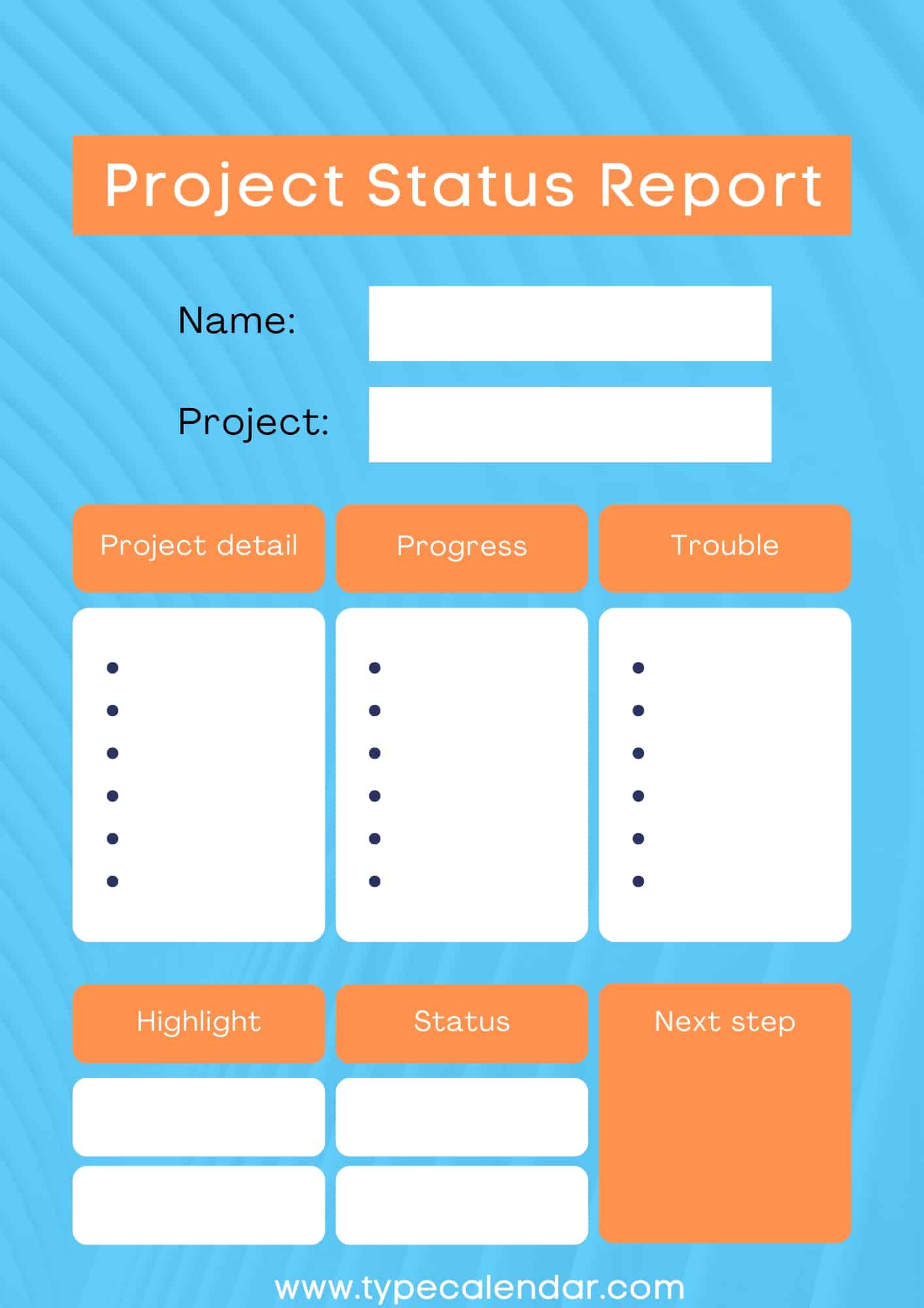 project status report project status report