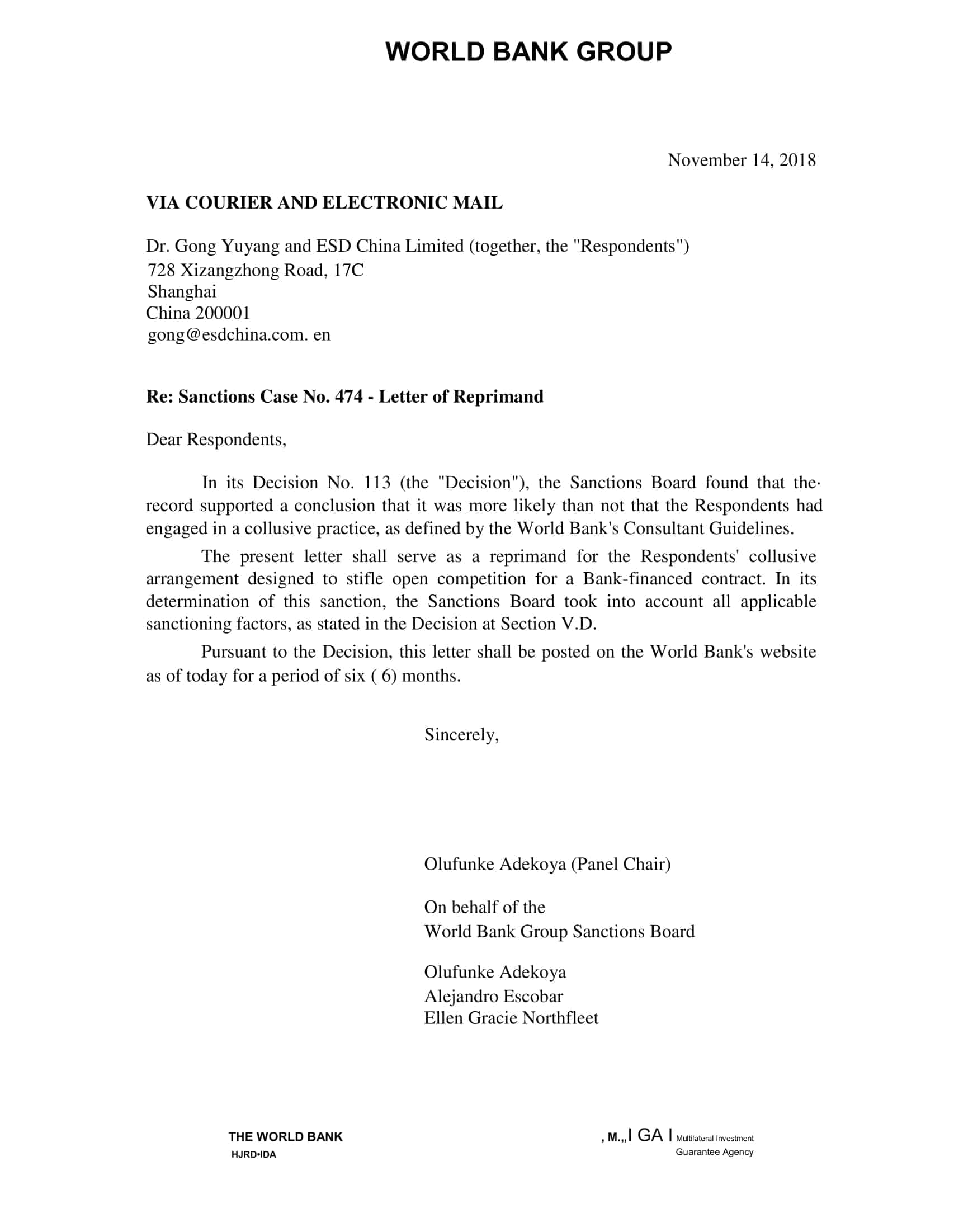 punitive letter of reprimand punitive letter of reprimand