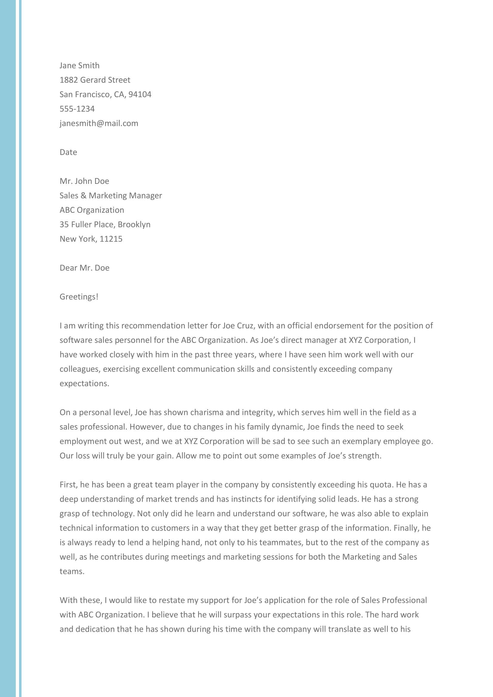 recommendation letter for employee from manager pdf recommendation letter for employee from manager pdf