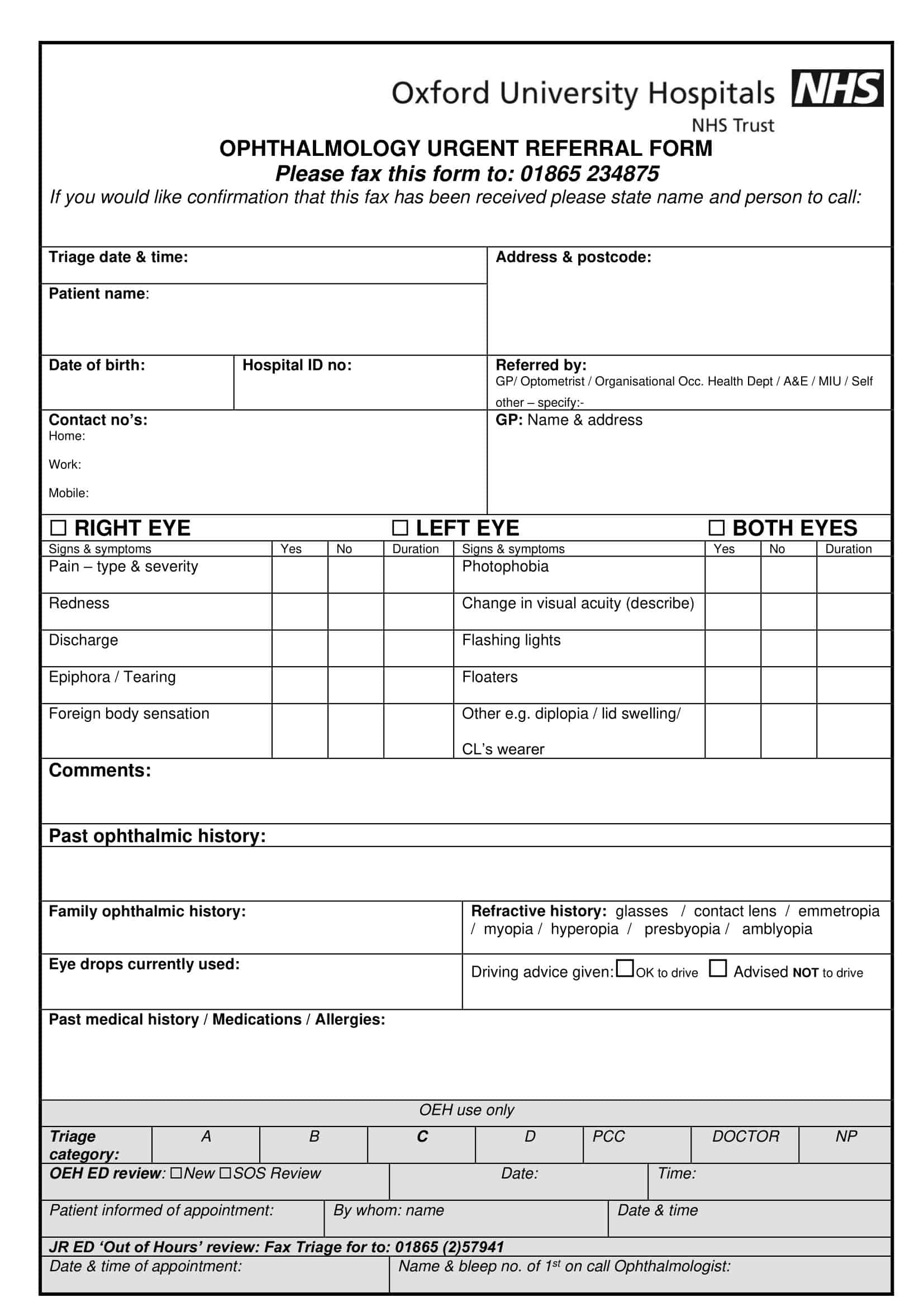 referral forms templates referral forms templates