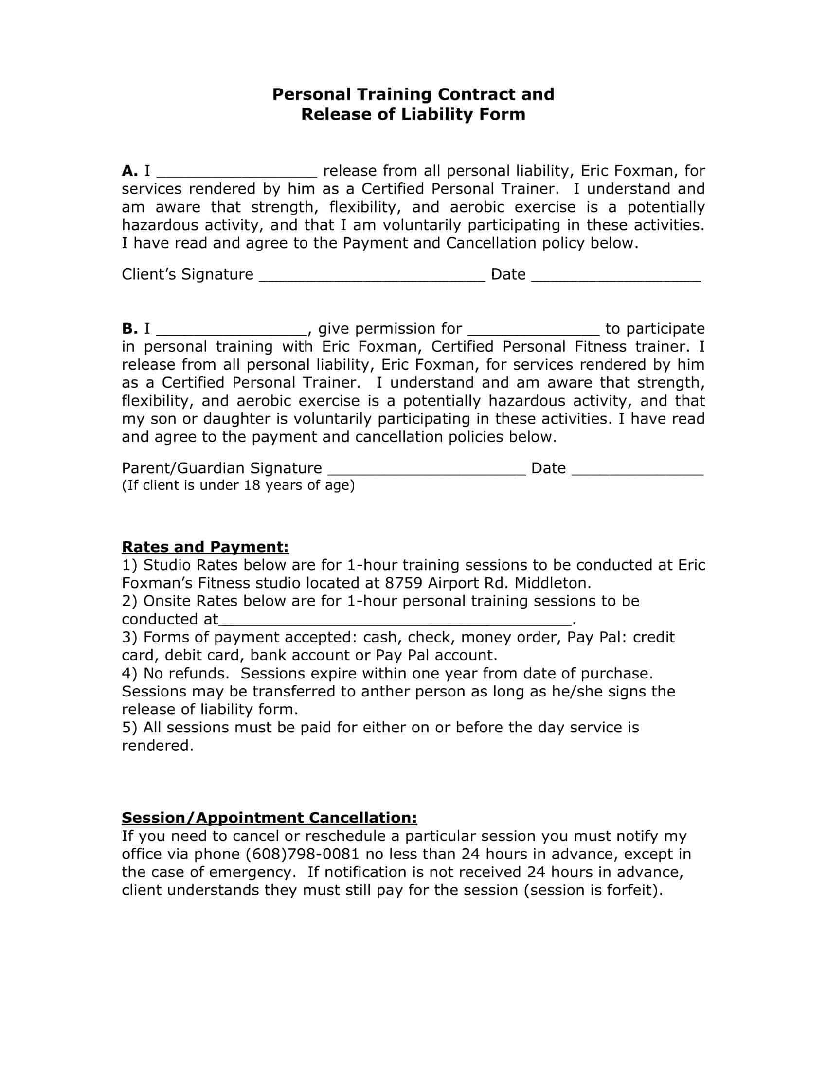 release of liability form pdf release of liability form pdf