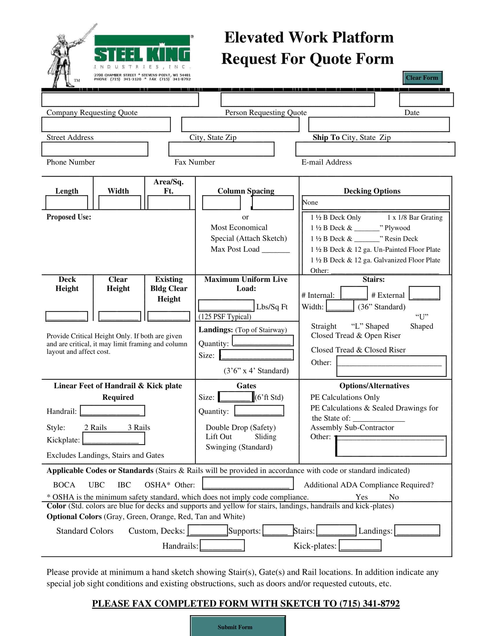 request for quote template word request for quote template word