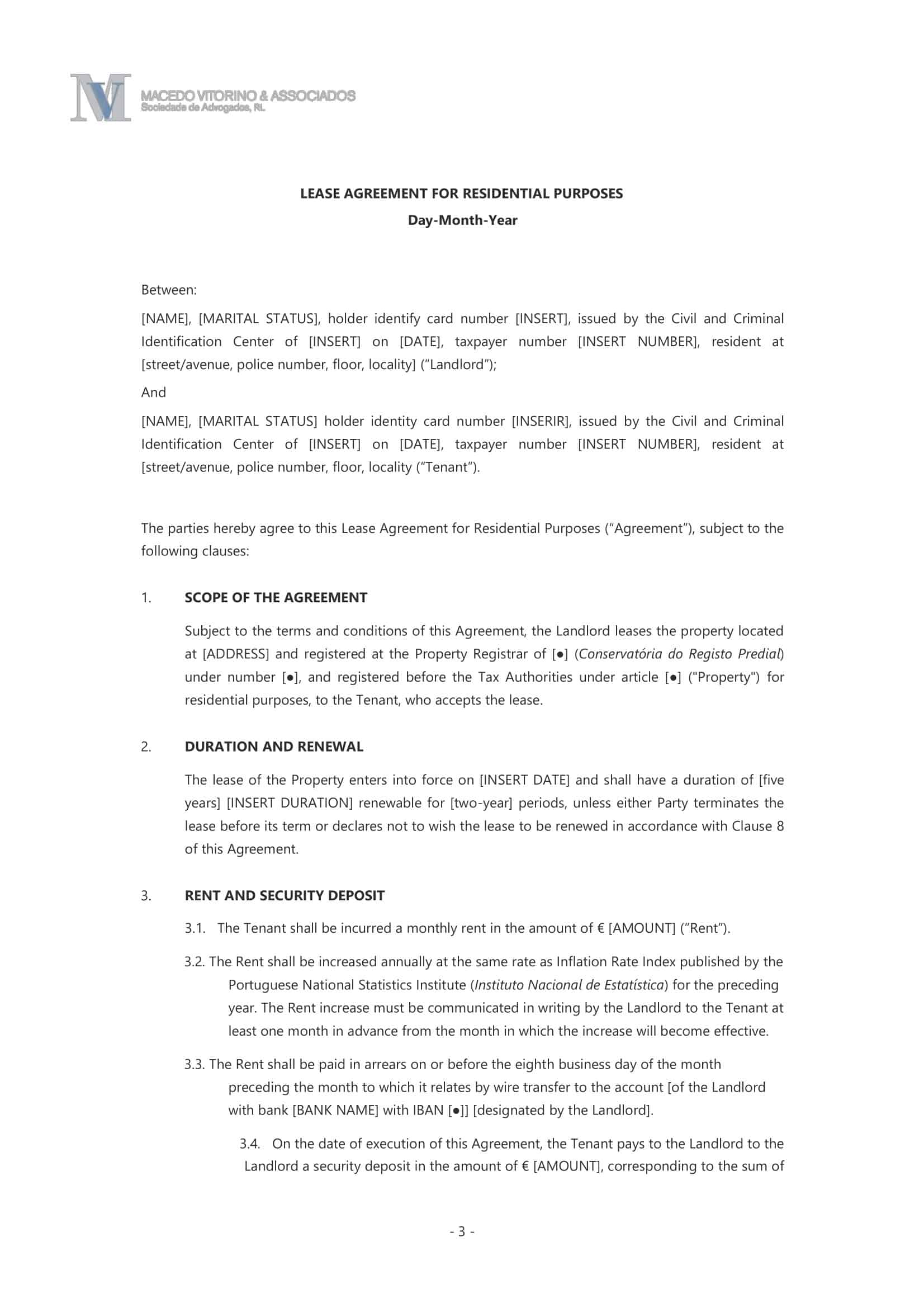 residential lease agreements residential lease agreements