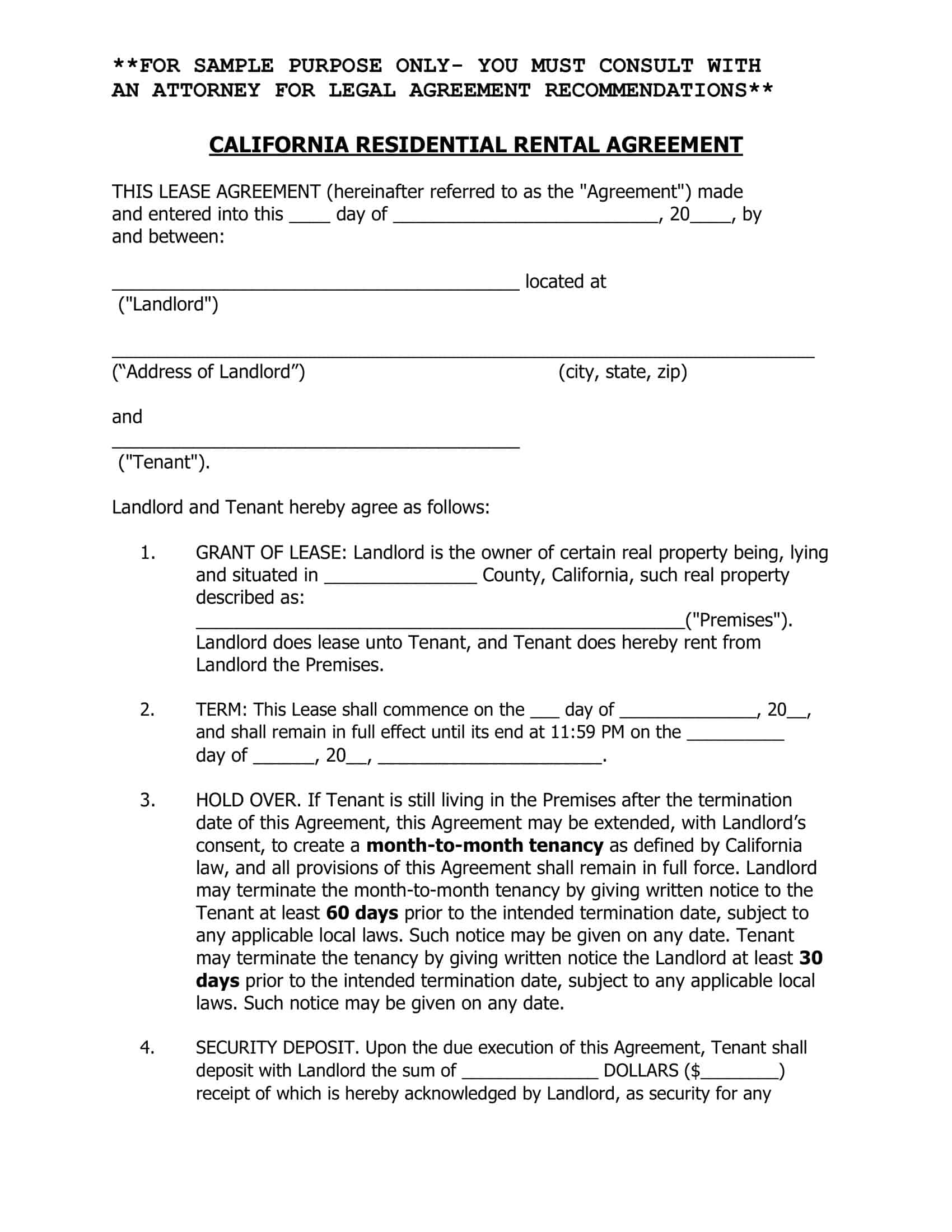 residential rental lease agreement residential rental lease agreement