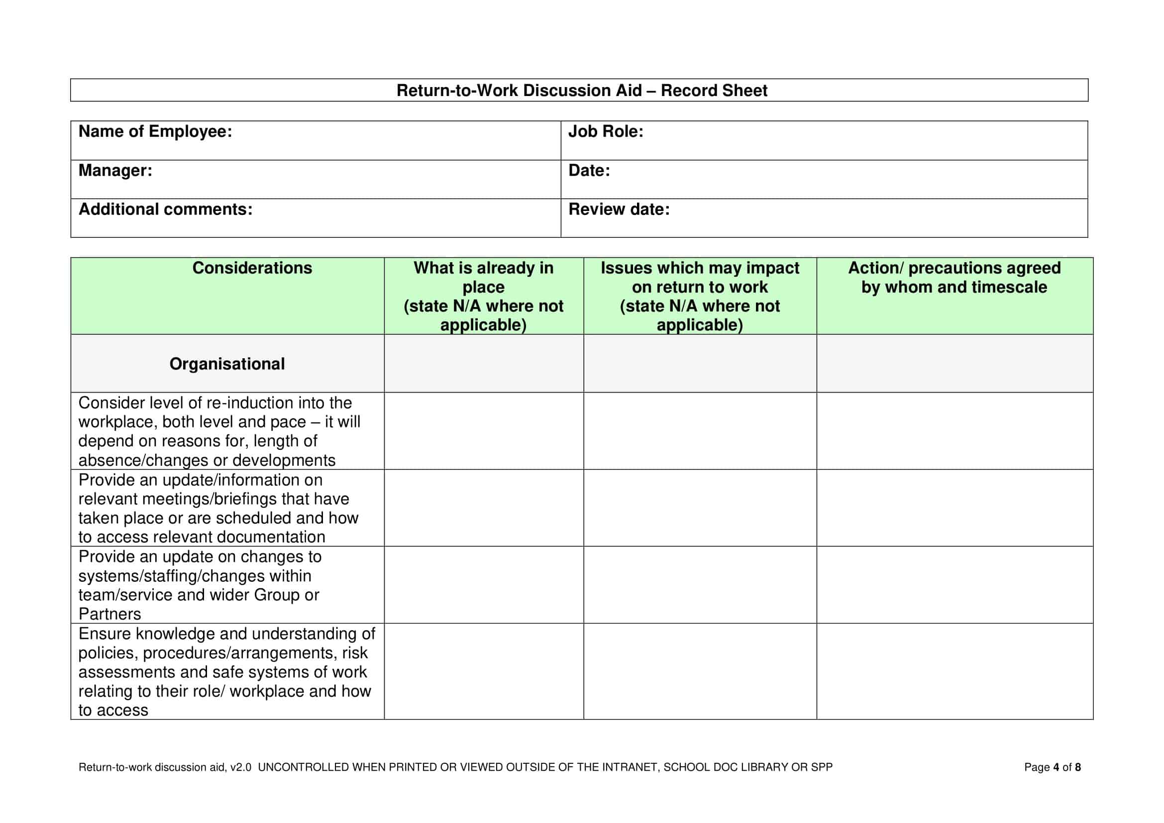 return to work medical release form return to work medical release form