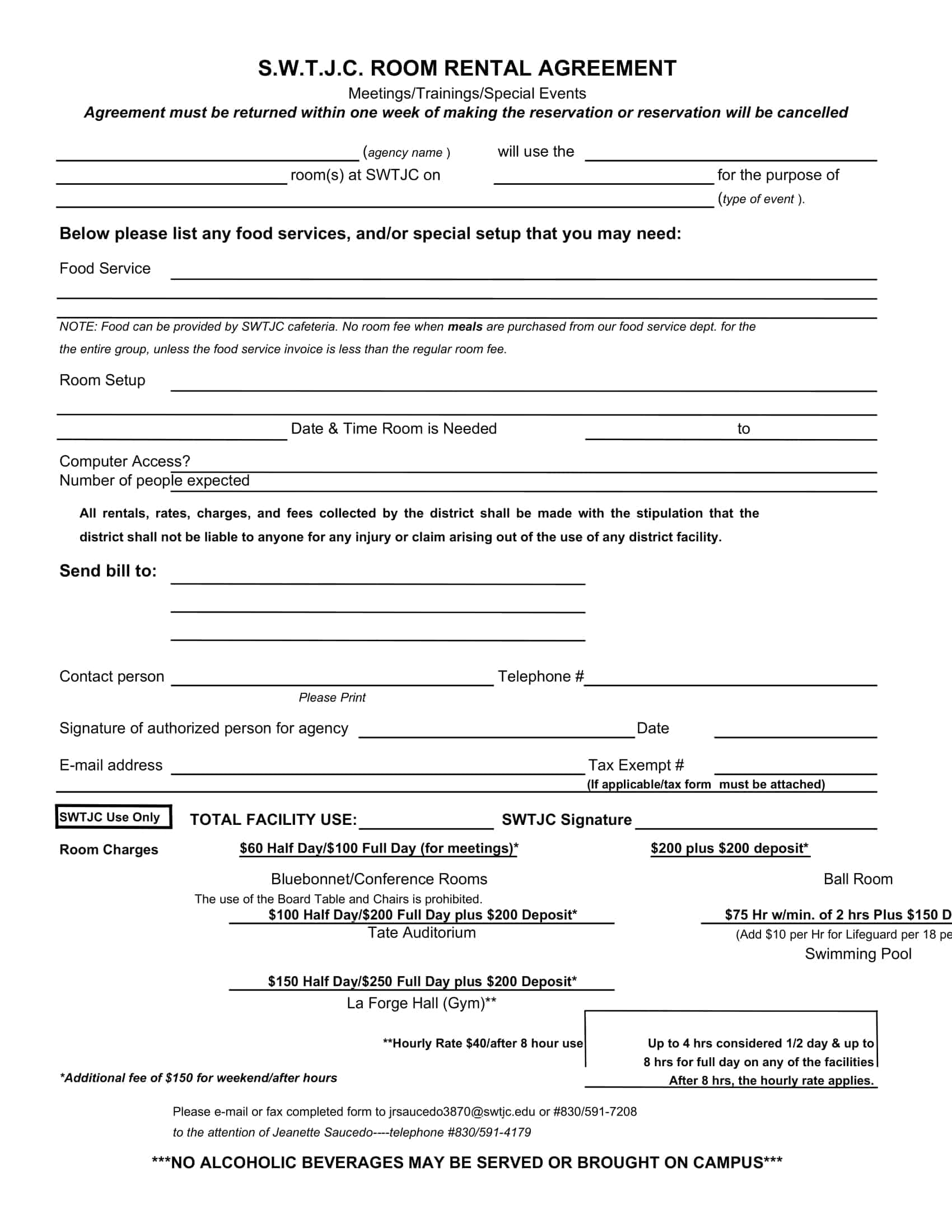 room for rent rental agreement room for rent rental agreement