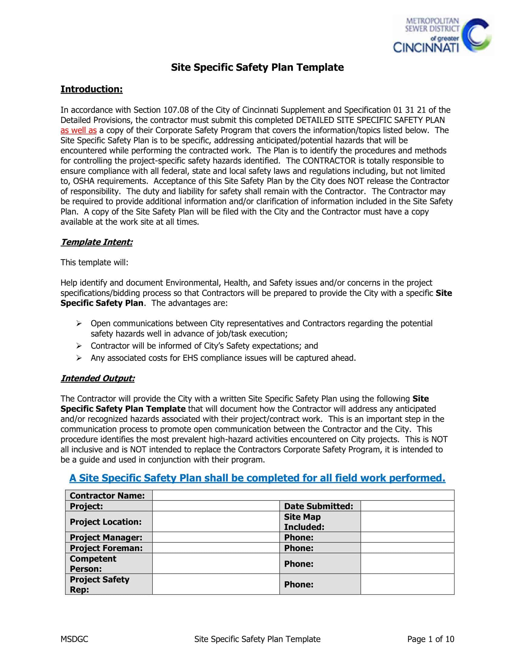 safety planning template safety planning template