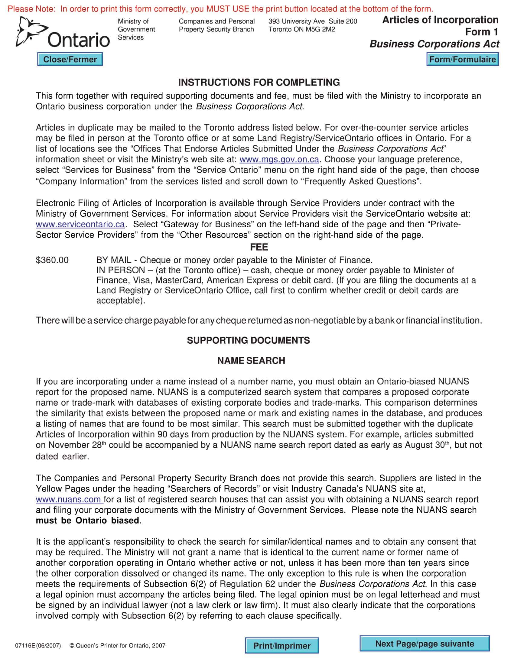 sample articles of incorporation nonprofit sample articles of incorporation nonprofit