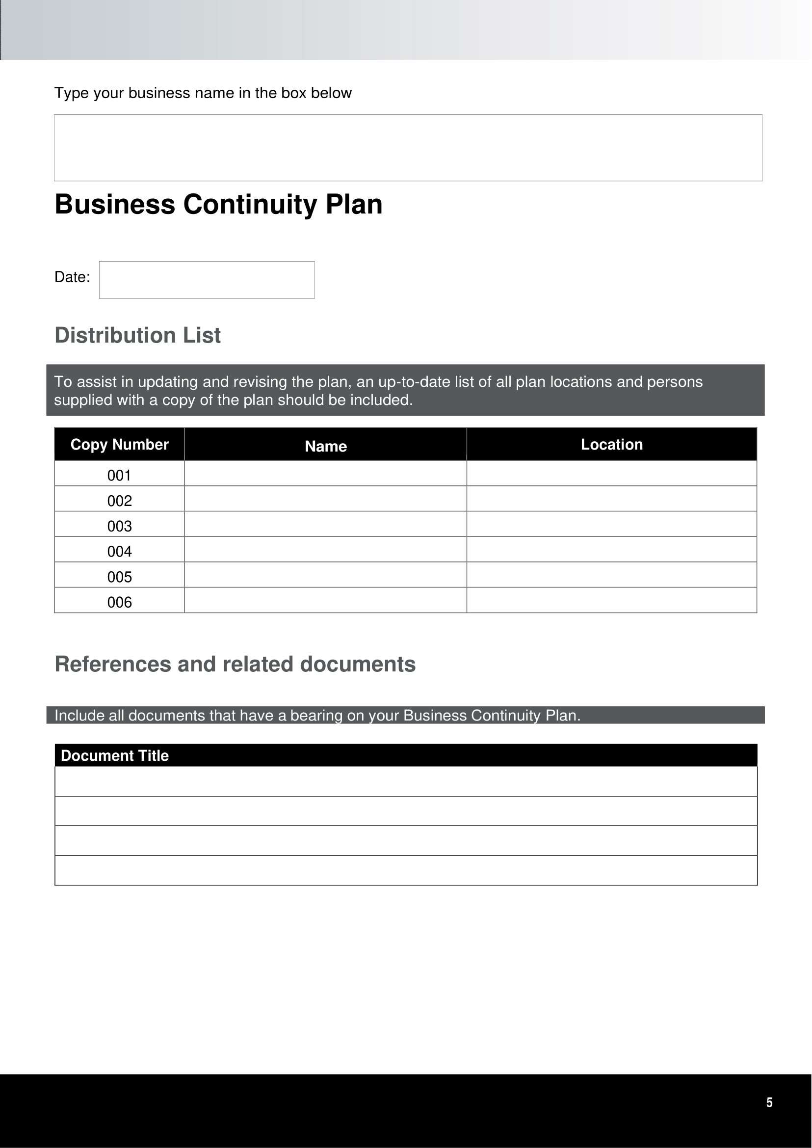 sample business continuity plans sample business continuity plans