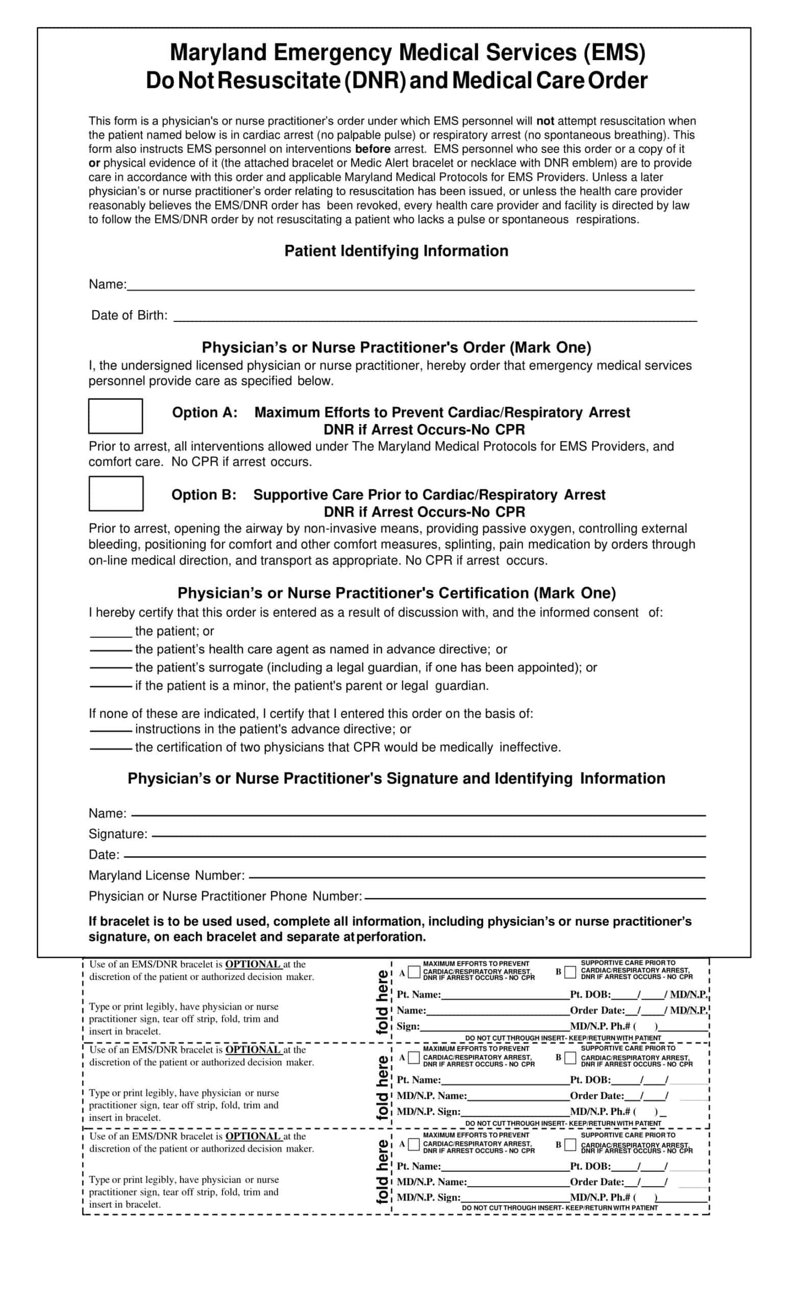 Printable Dnr Form King Printables Printable Dnr Form King Printables